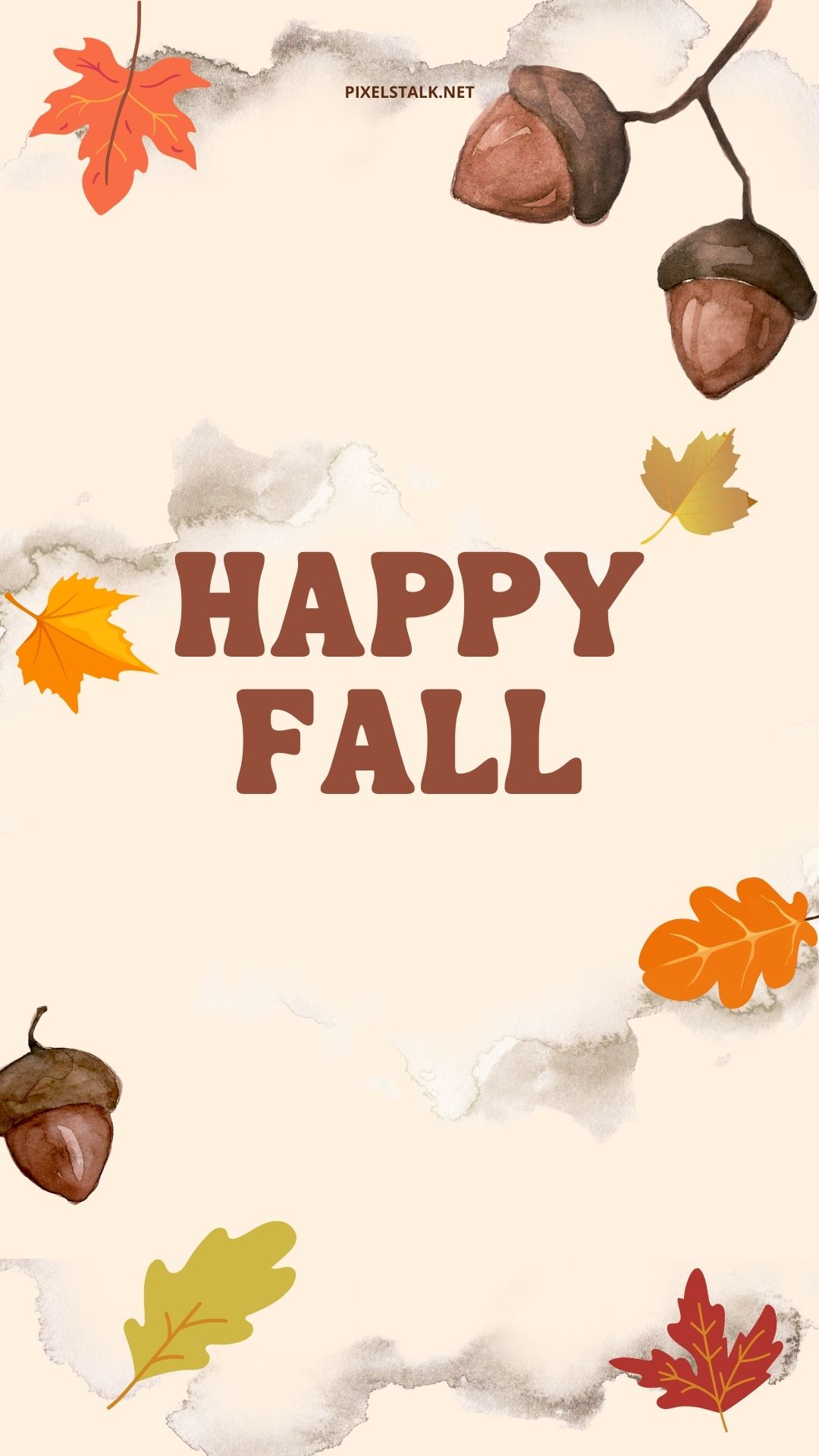 Happy fall greeting card - Fall iPhone