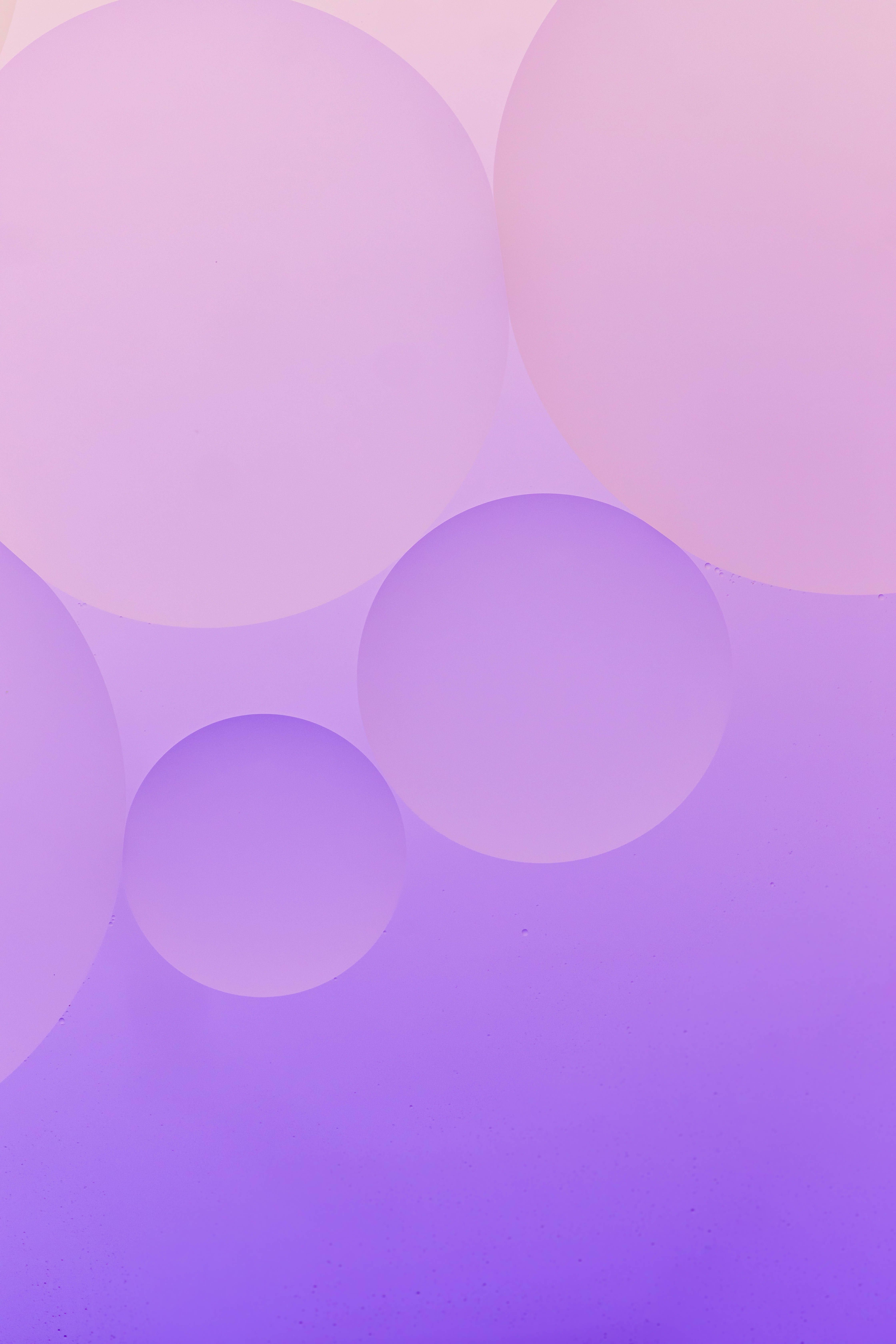 Download Purple Pastel Aesthetic Bubbles Wallpaper