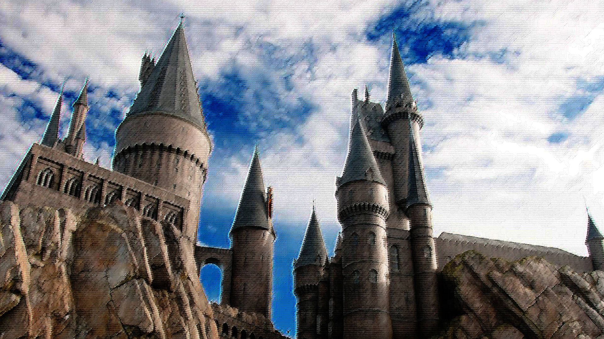 Harry potter castle in the clouds - Castle