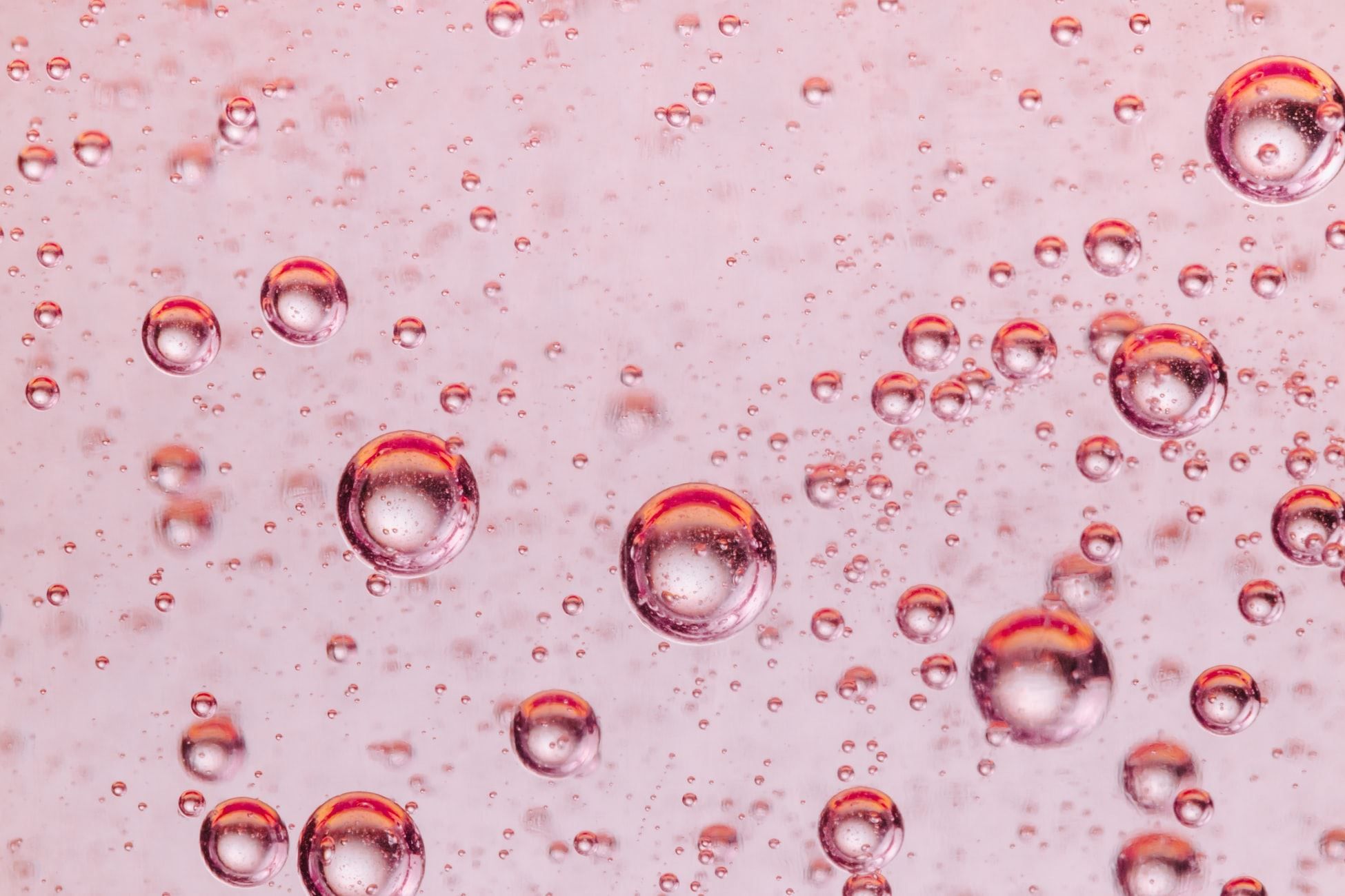 Bubbles on a pink background - Bubbles