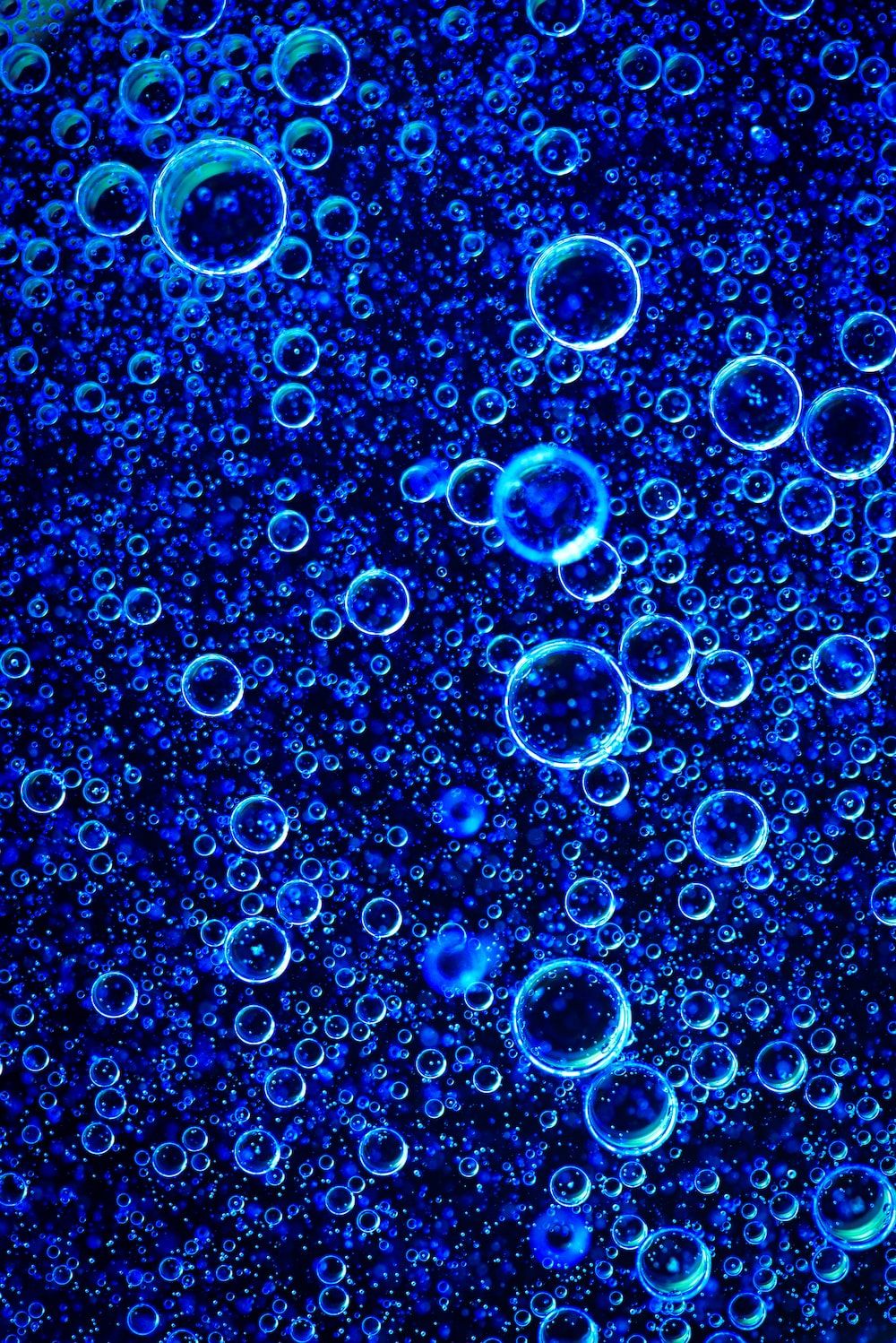 A close up of bubbles in water - Bubbles