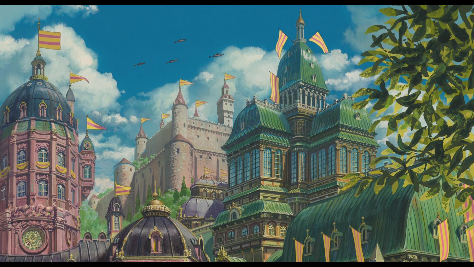 The sky castle from Howl's Moving Castle - Castle
