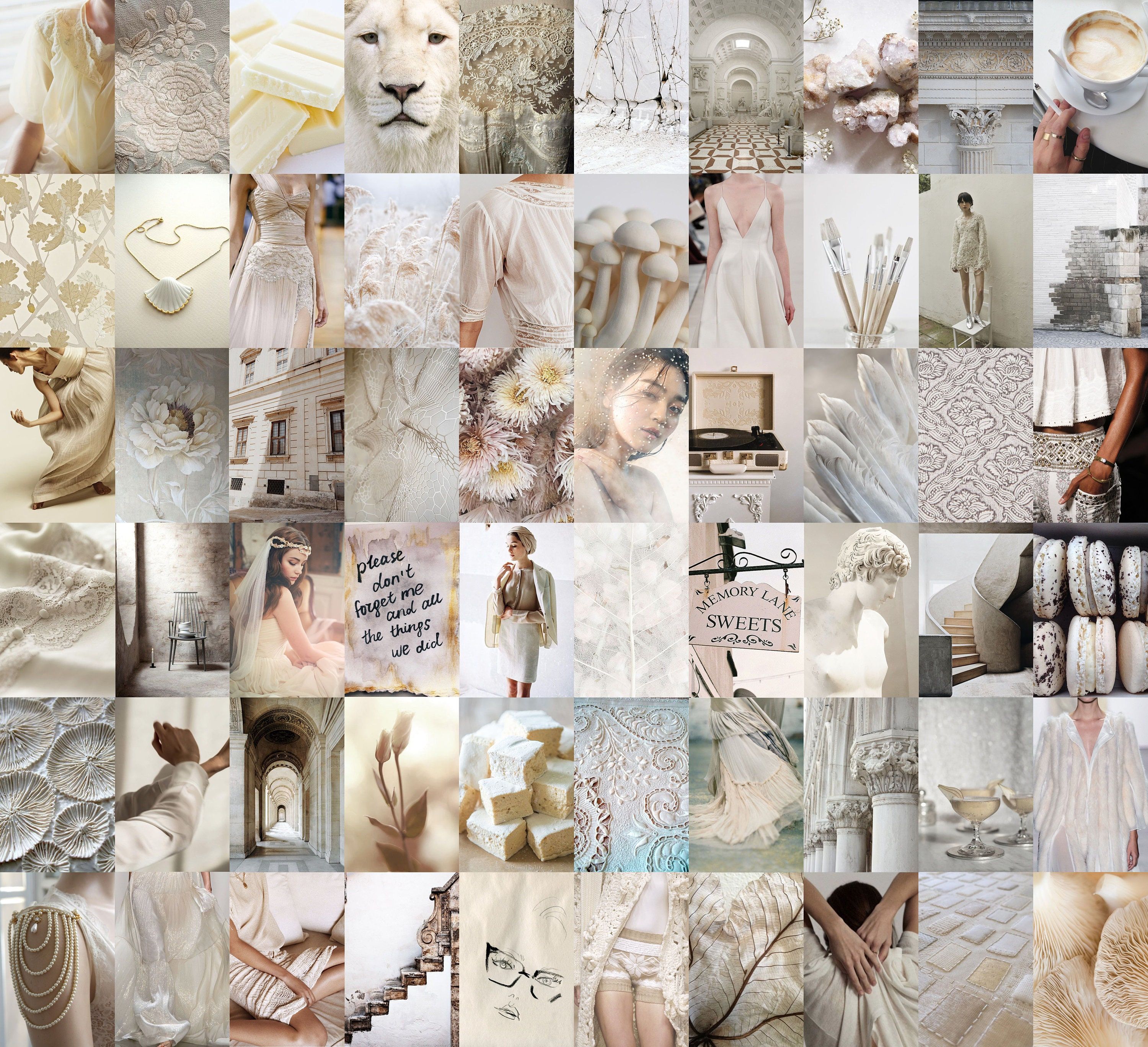 Beige Vsco Collage