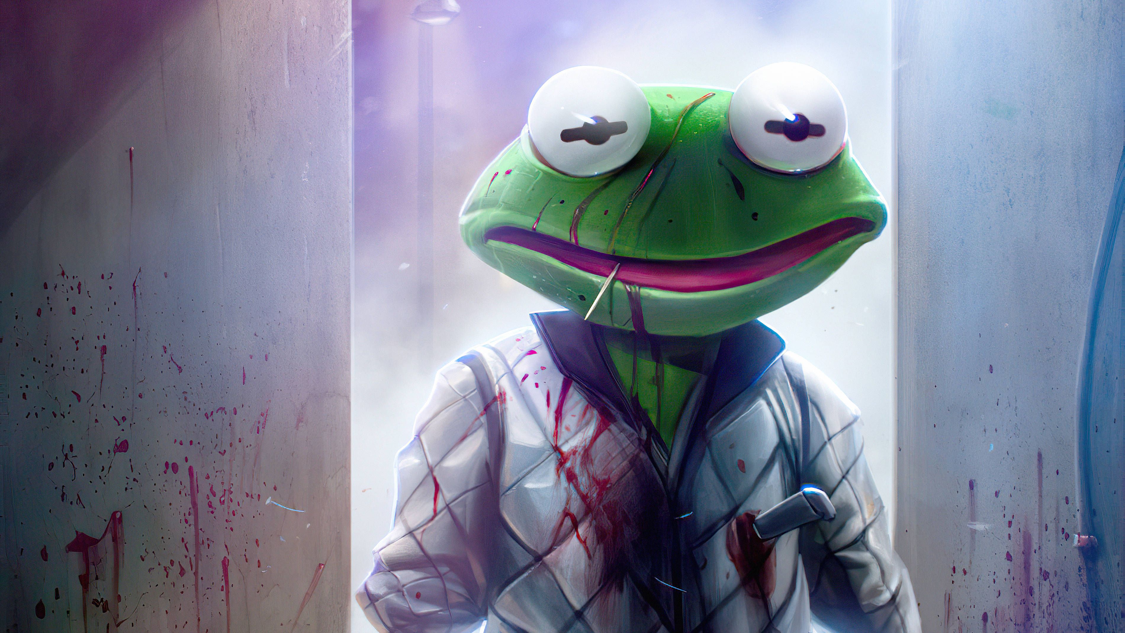 Download Kermit The Frog Gangster Wallpaper