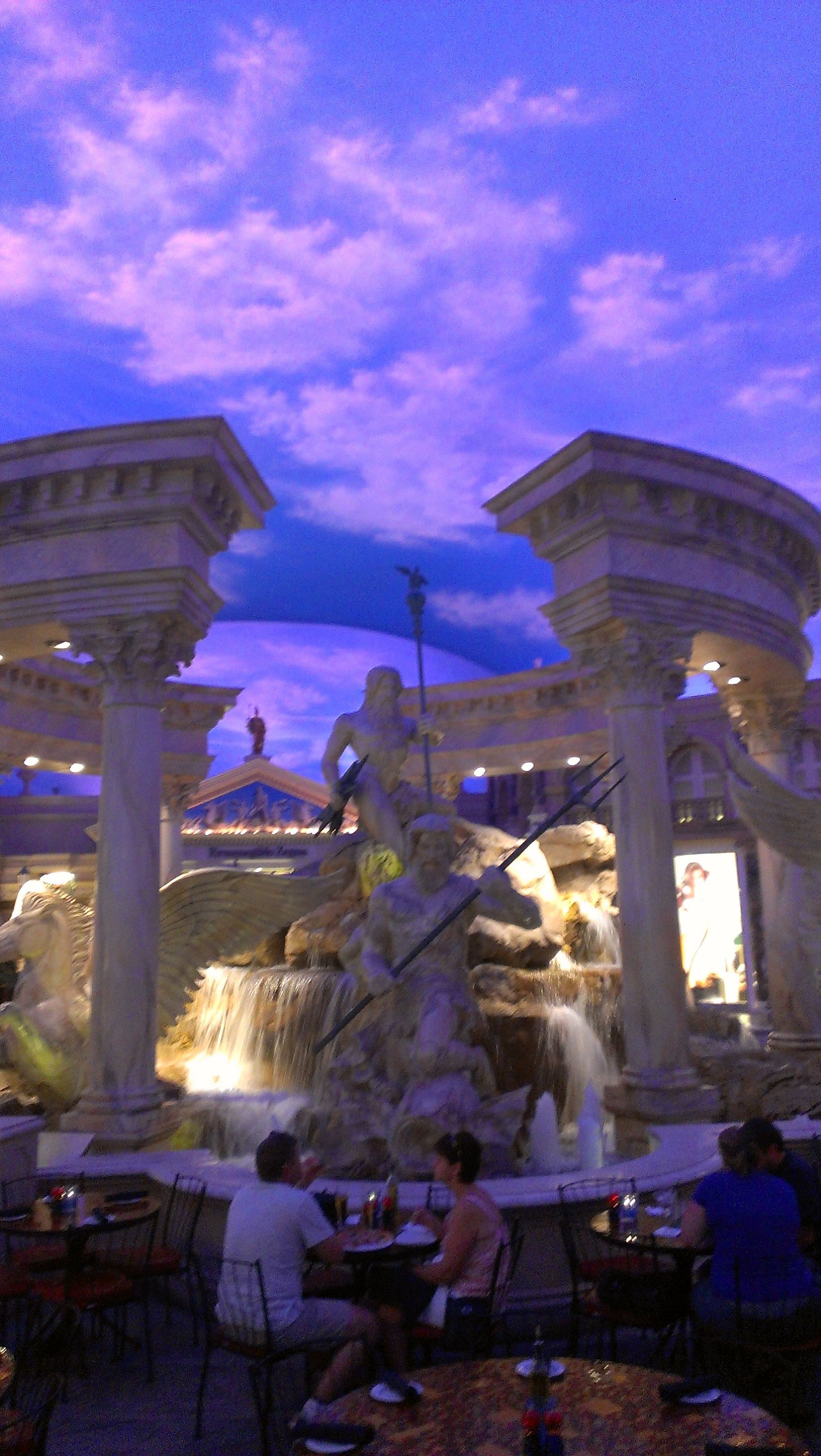 Greek stone structures. Rose Las vegas. Beautiful places to travel, Travel aesthetic, Sky aesthetic