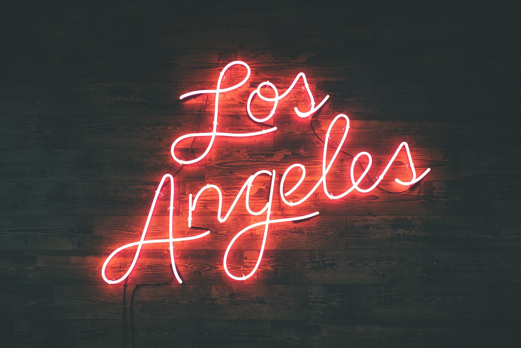 A neon sign that says los angeles - Los Angeles