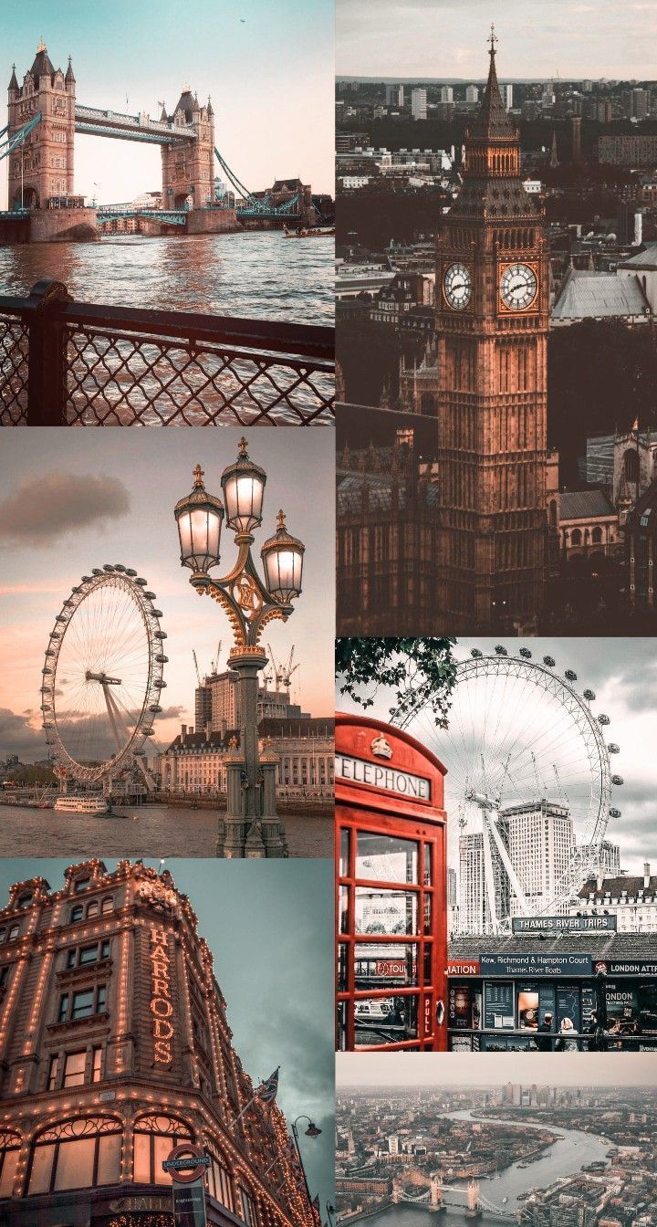 London aesthetic. Fond d'écran téléphone, Fond d'écran coloré, Photographie de paysages