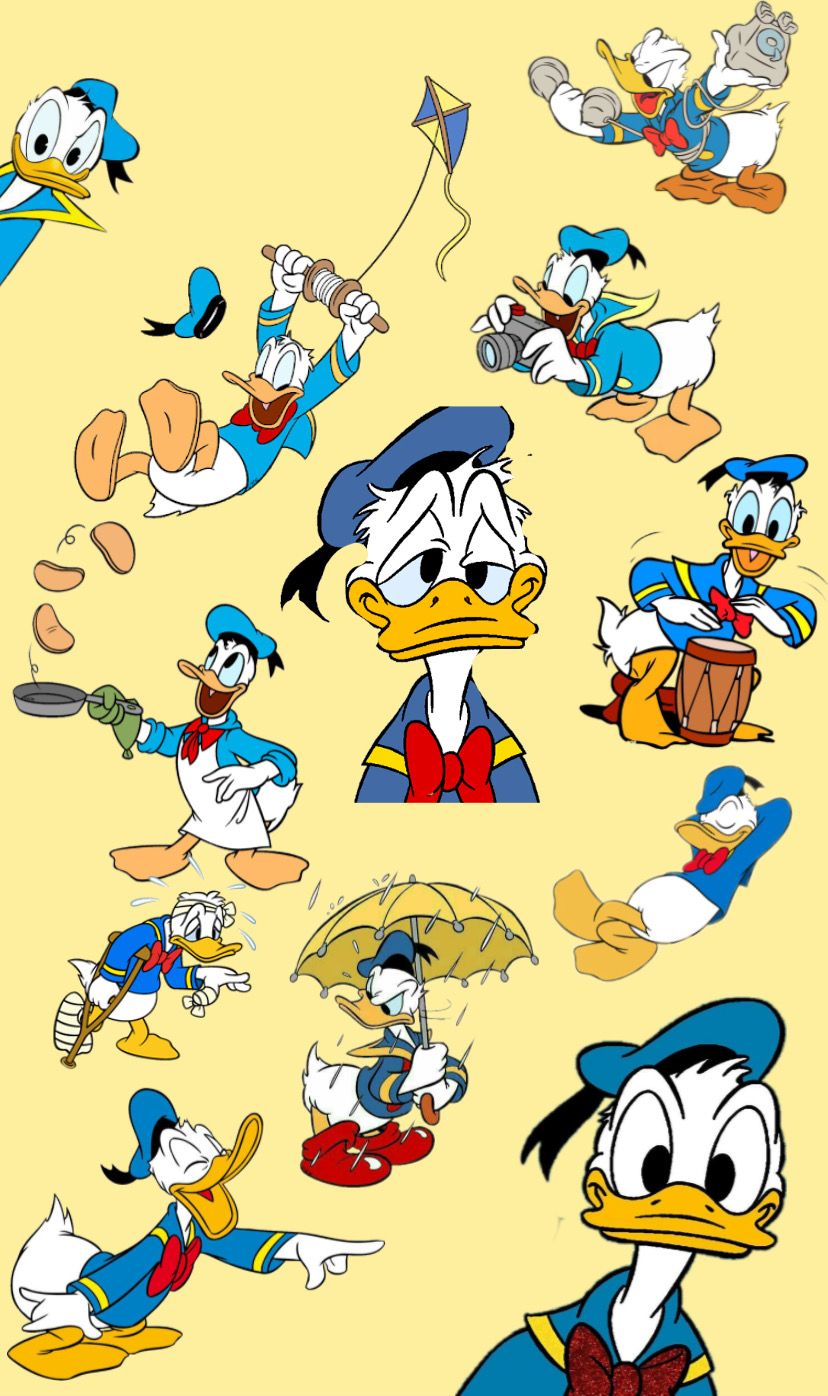 Disney wallpaper cartoon Donald Duck. Duck wallpaper, Disney wallpaper, Cute disney wallpaper