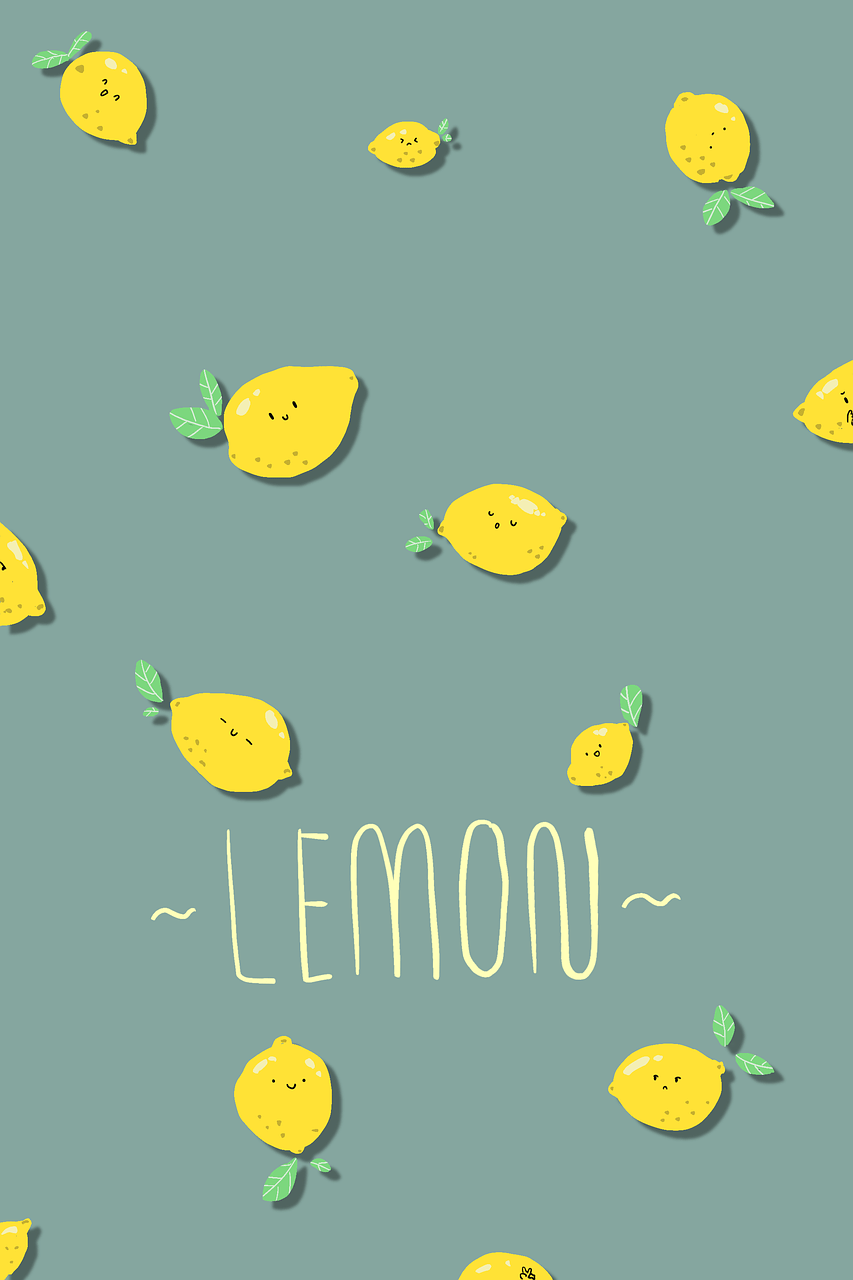 Lemon Fruit Background iPhone