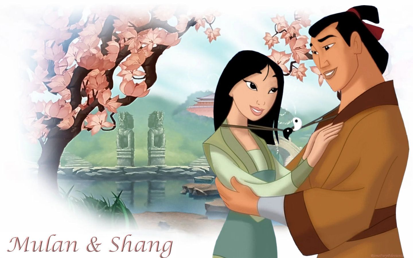 Disney Couple Mulan And Shang Et Shang Disney