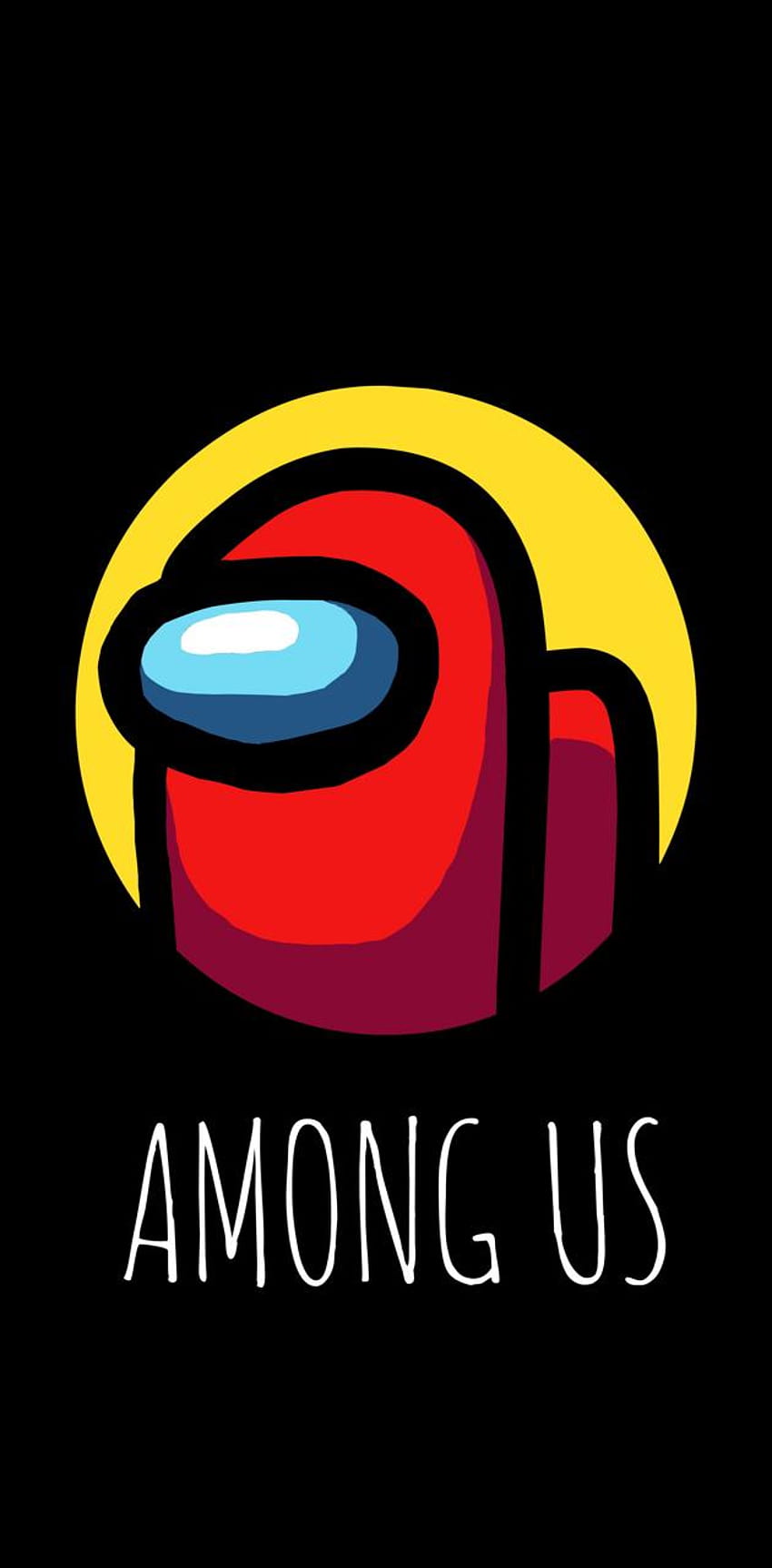 Among us logo aesthetic HD wallpaper