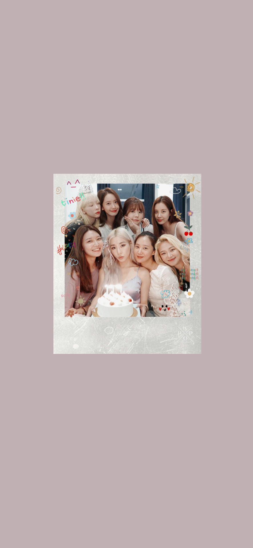 Download Girls' Generation Birthday Polaroid Wallpaper