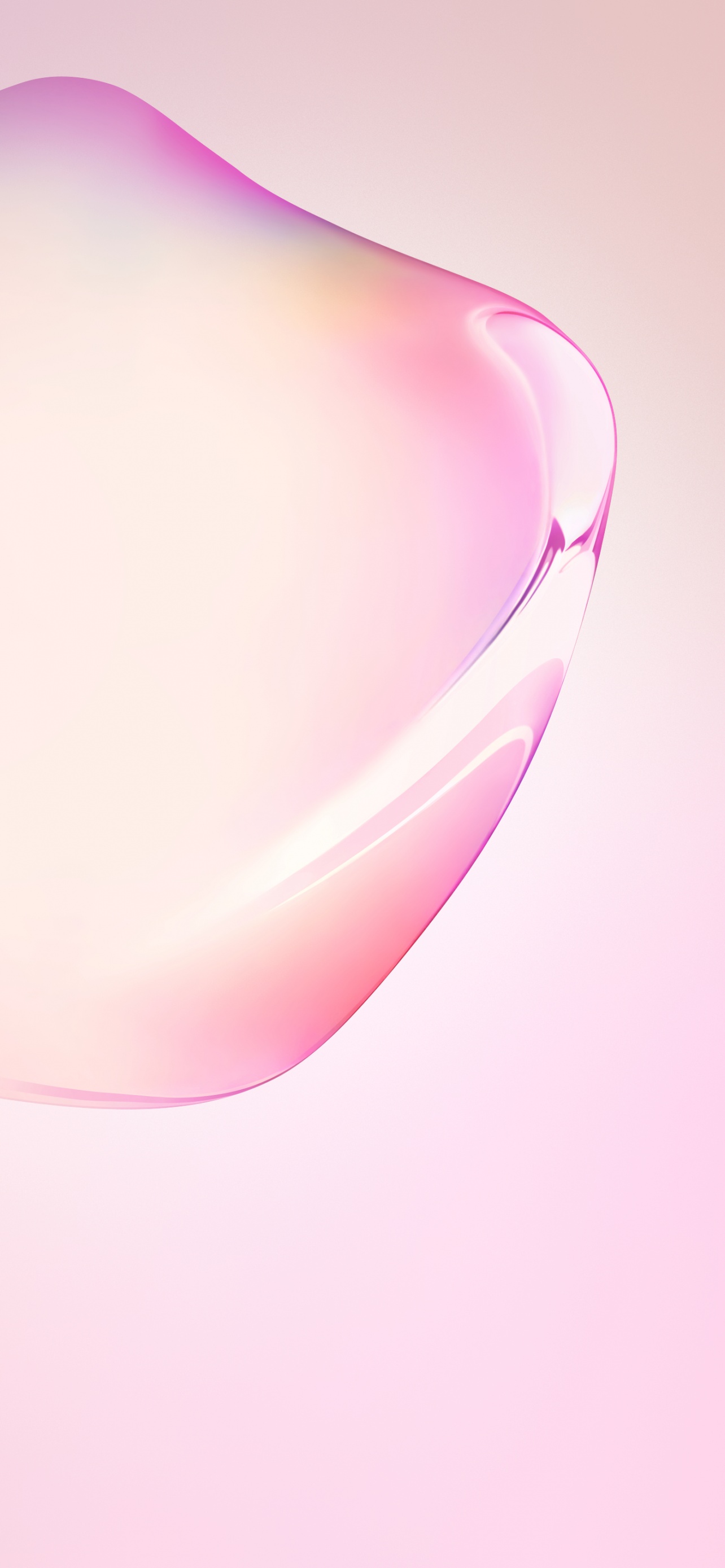 Samsung Galaxy Note10 Wallpaper 4K, Bubble, Pink, Stock, Abstract