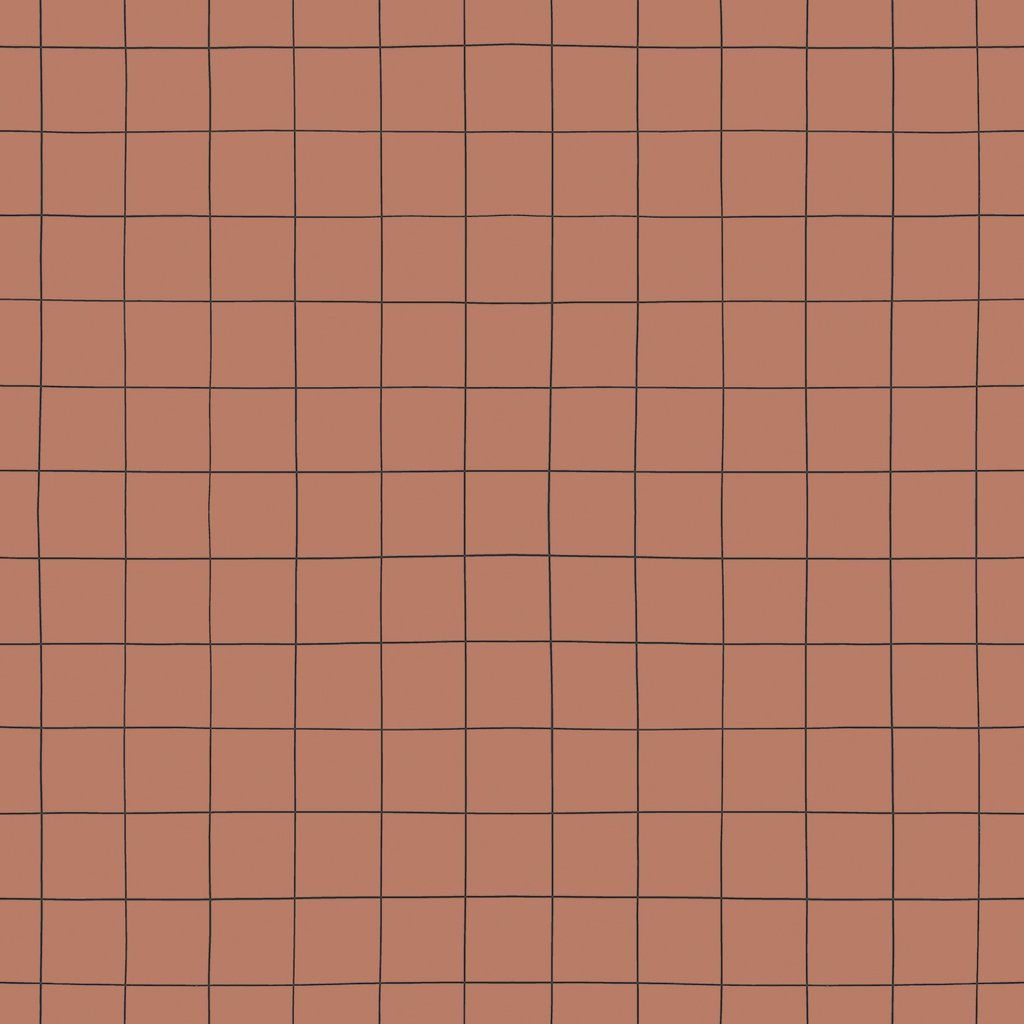 A red and black checkered pattern - Terracotta