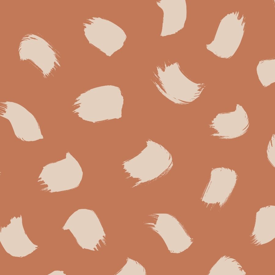 Brush Stroke Wallpaper Orange