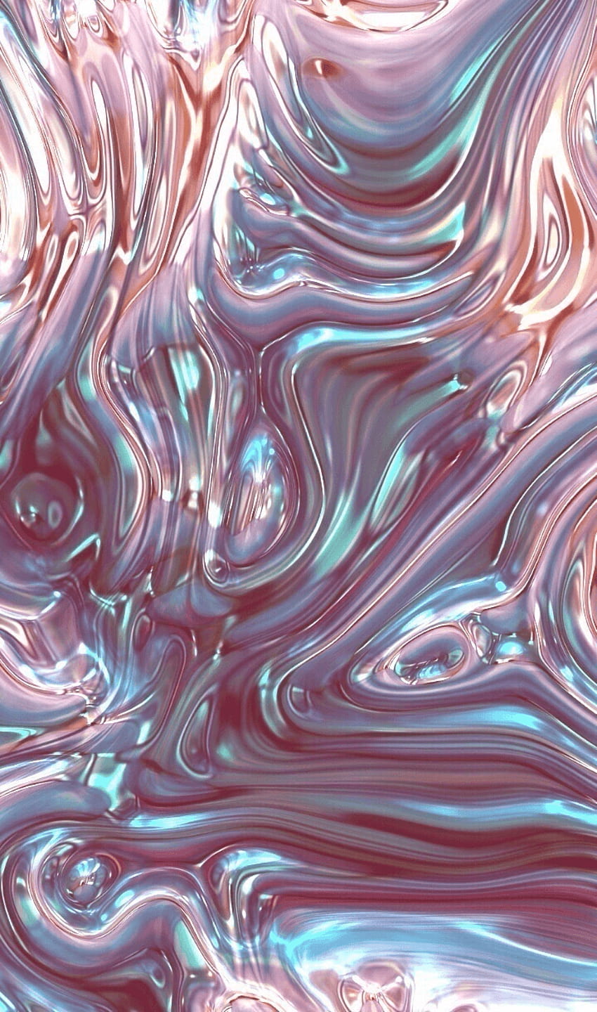 A close up of an abstract background with metallic colors - Slime