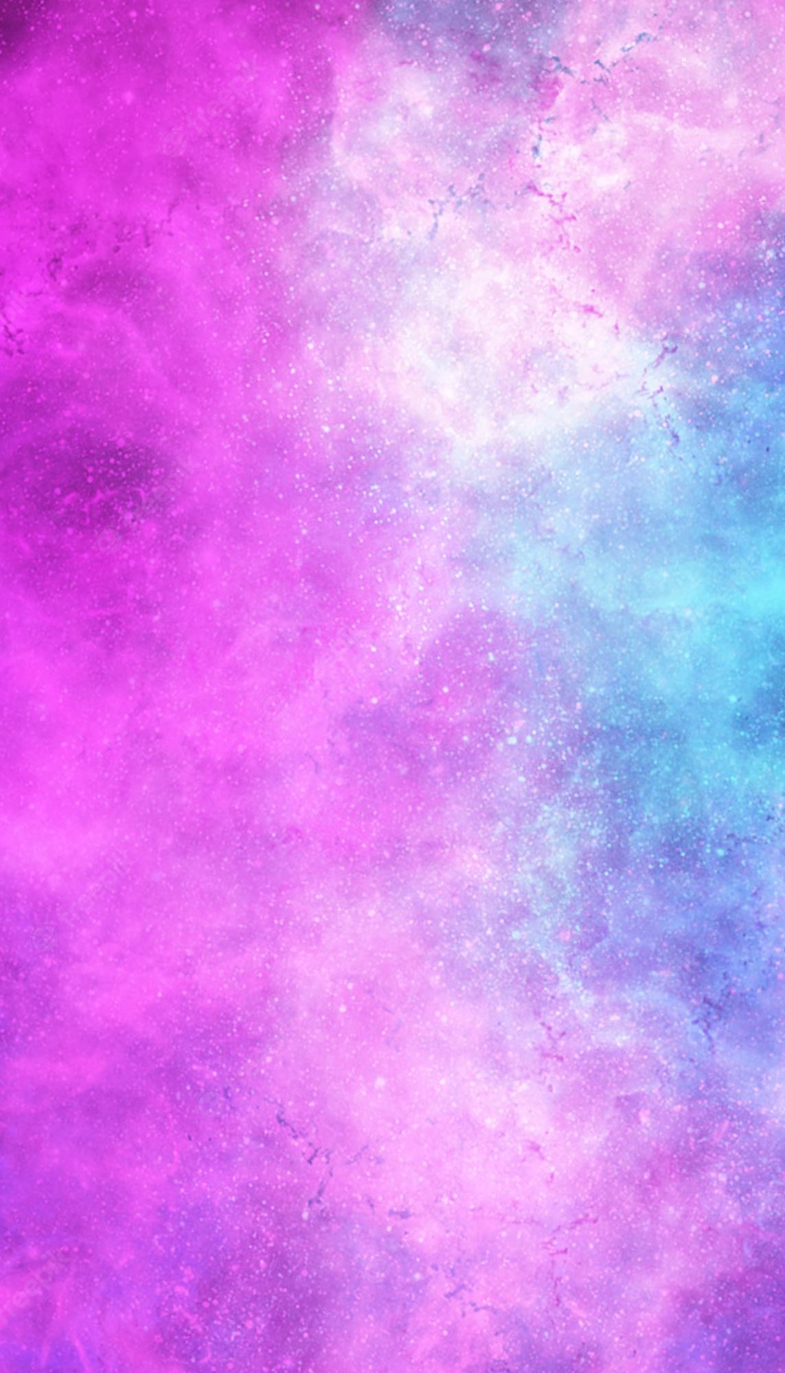 Premium Vector. Space background with pink and blue spots