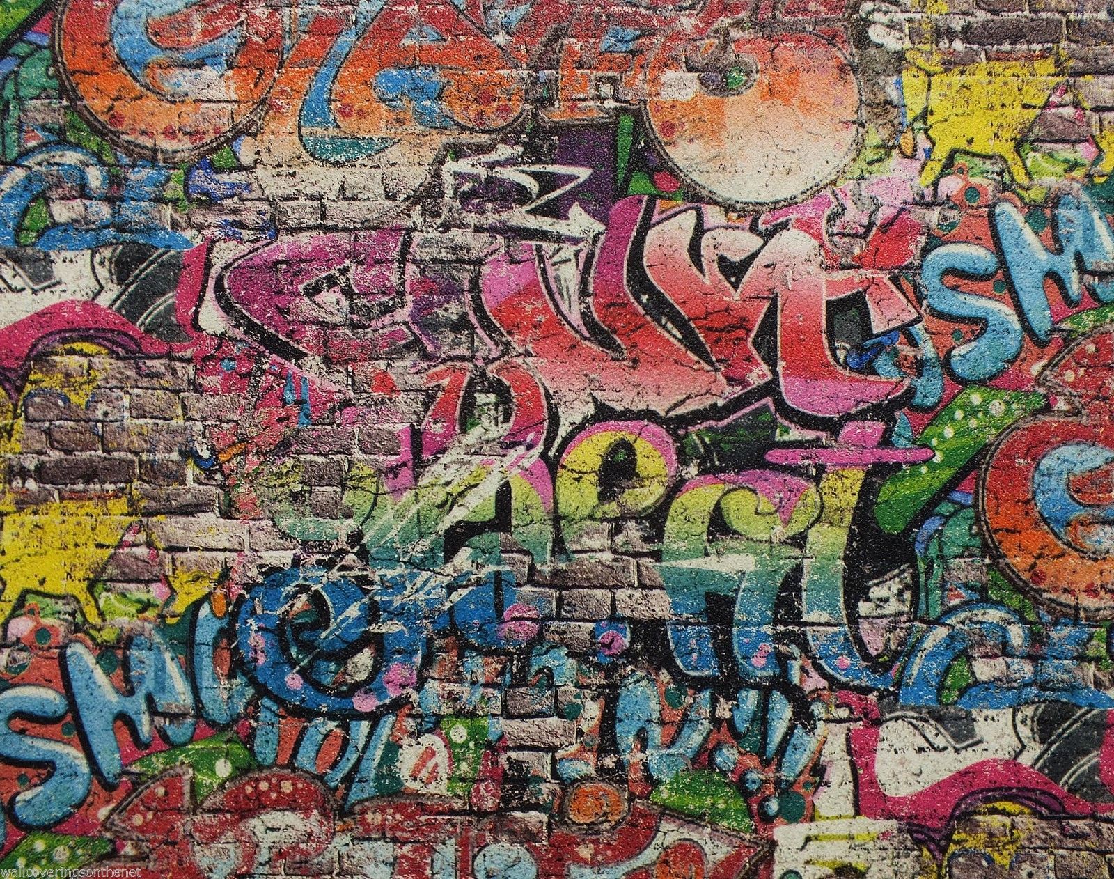 Brick Wall Graffiti Wallpaper Free Brick Wall Graffiti Background