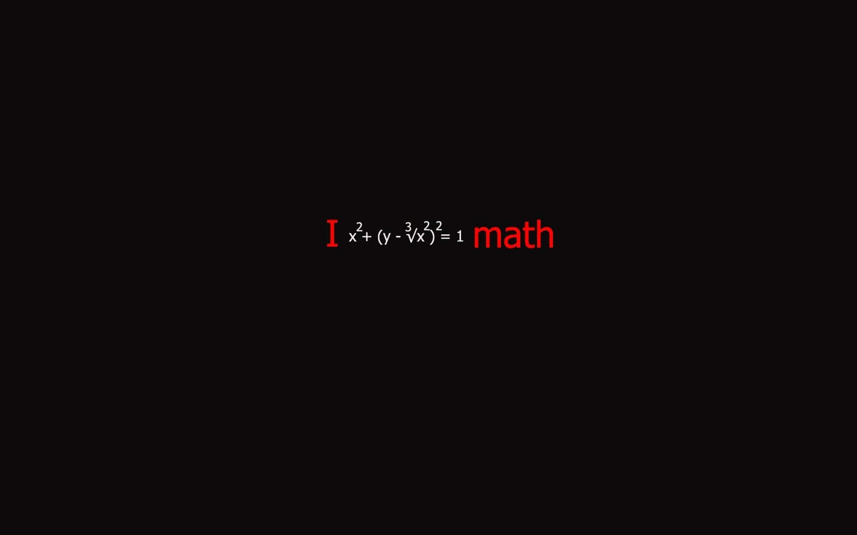 The i love math wallpaper - Math