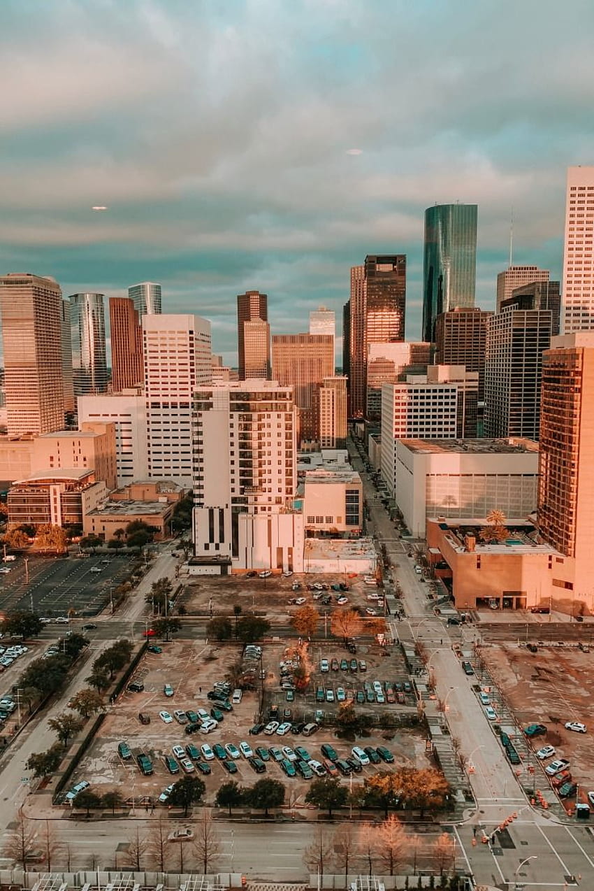 Houston texas skyline HD wallpaper