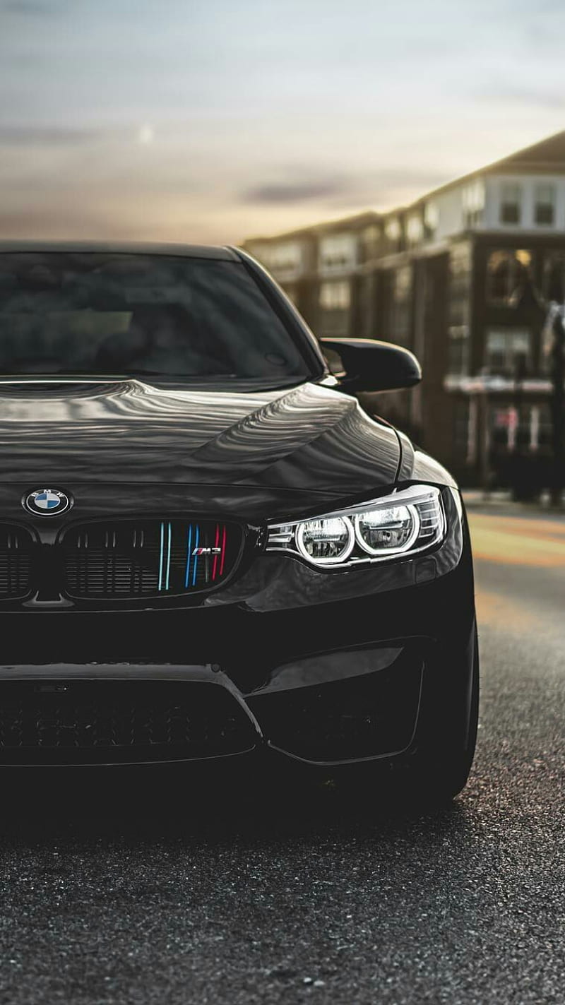 BMW, black, dark, vehicle, HD phone wallpaper