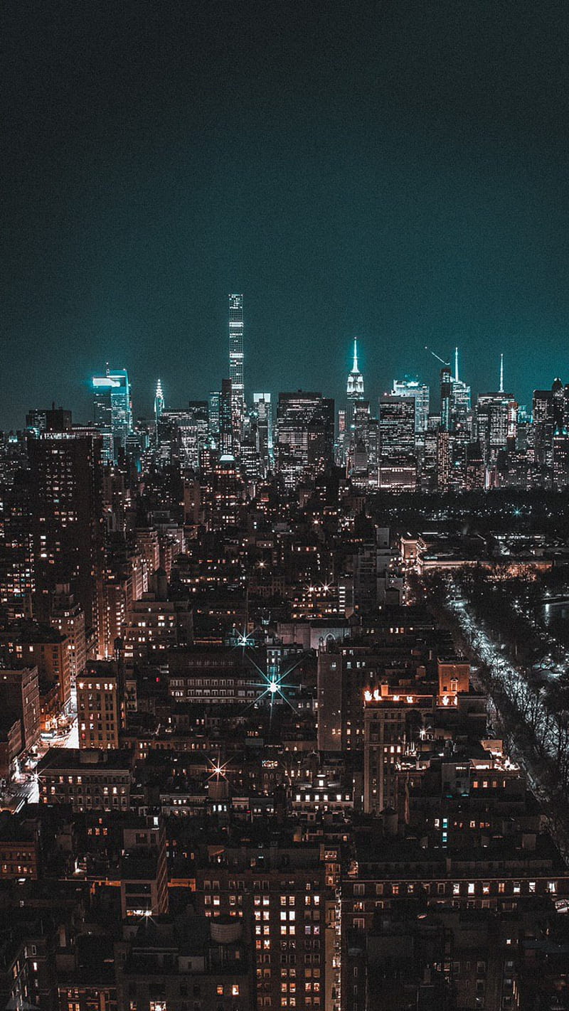 City, black, chicago, new, new york, night, tokyo, HD phone wallpaper