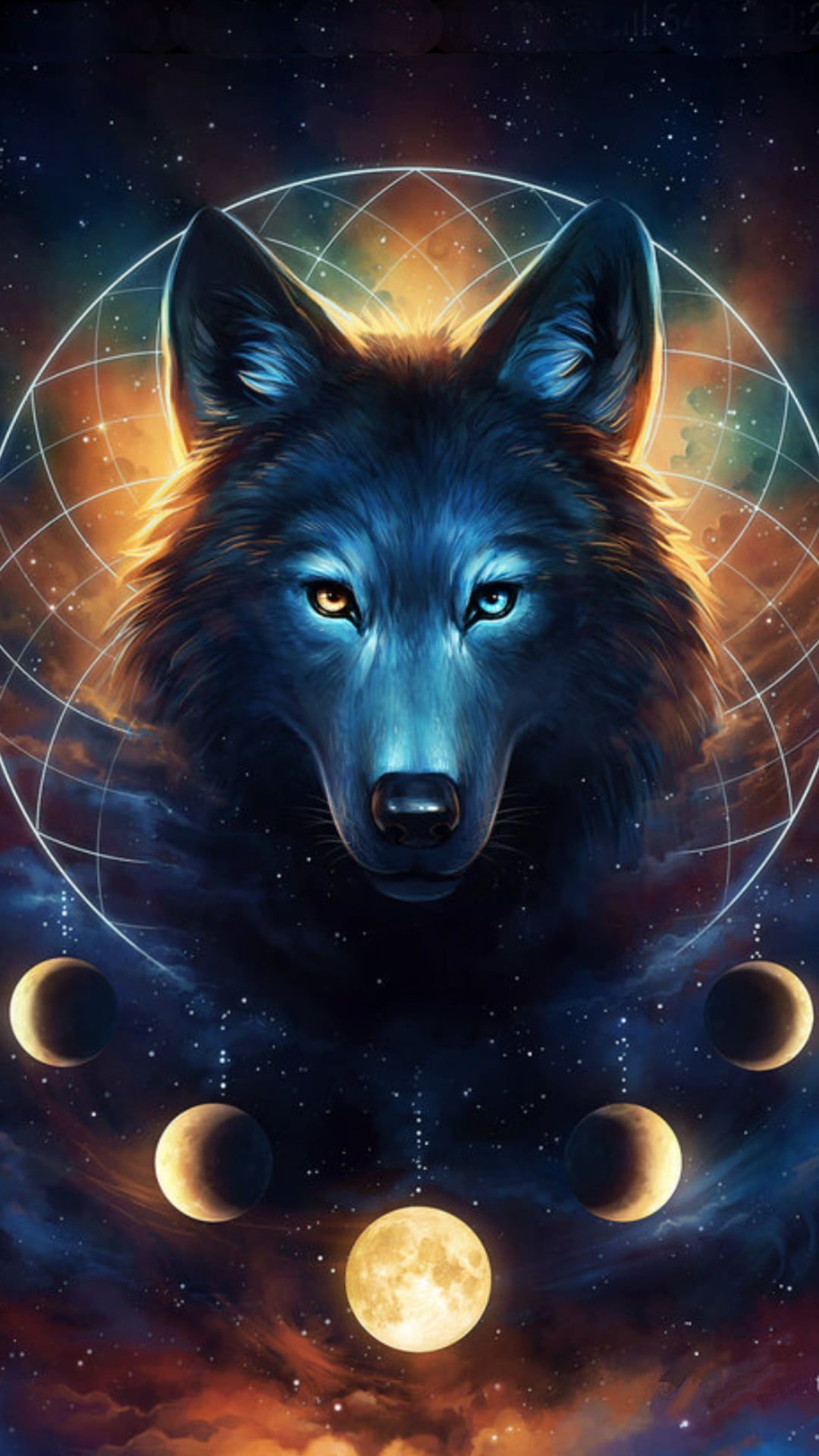 Wolf Galaxy Aesthetic