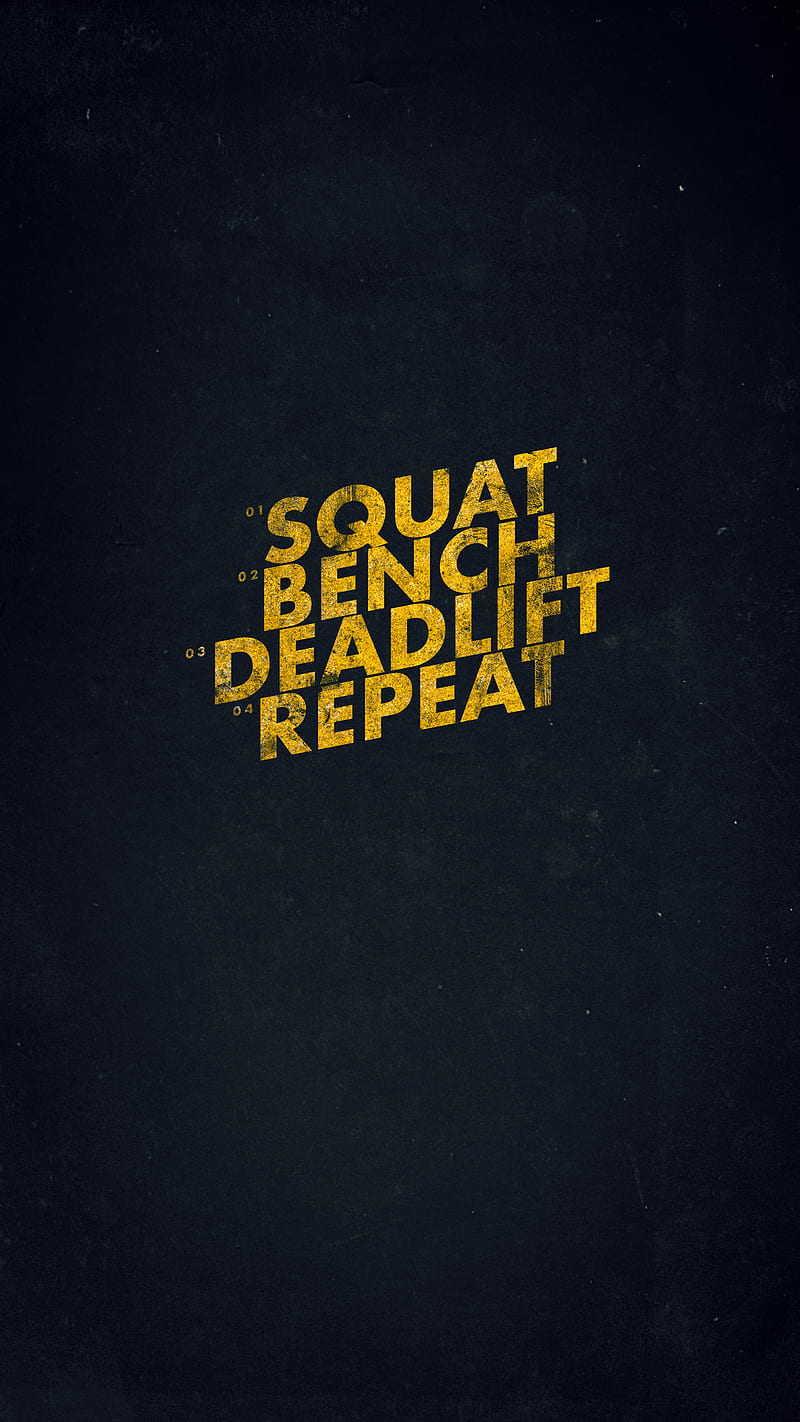 Squat, bench, deadlift, repeat. - Gymnastics