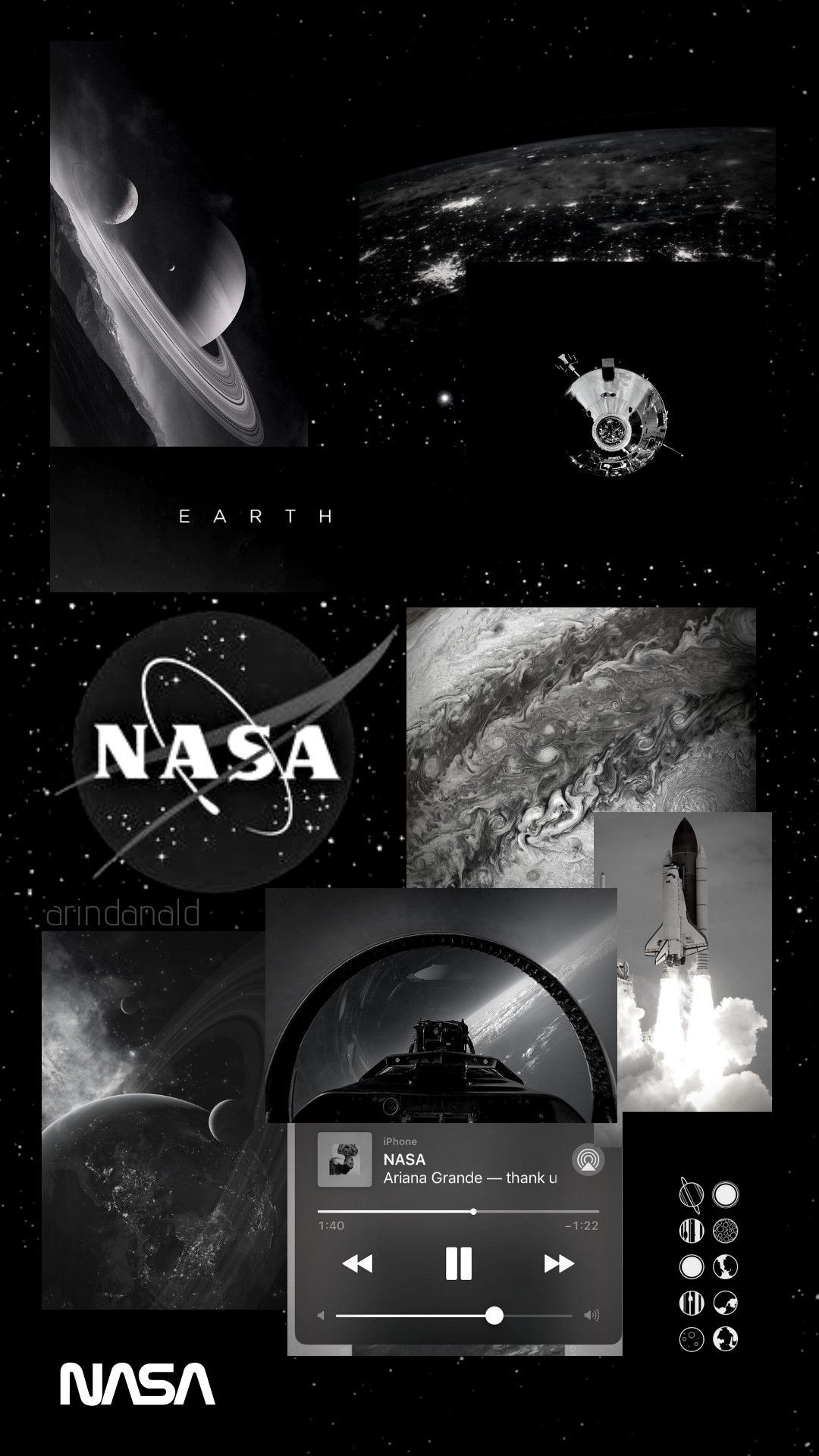 NASA black and white wallpaper. Galaksi, Lukisan galaksi, Lukisan