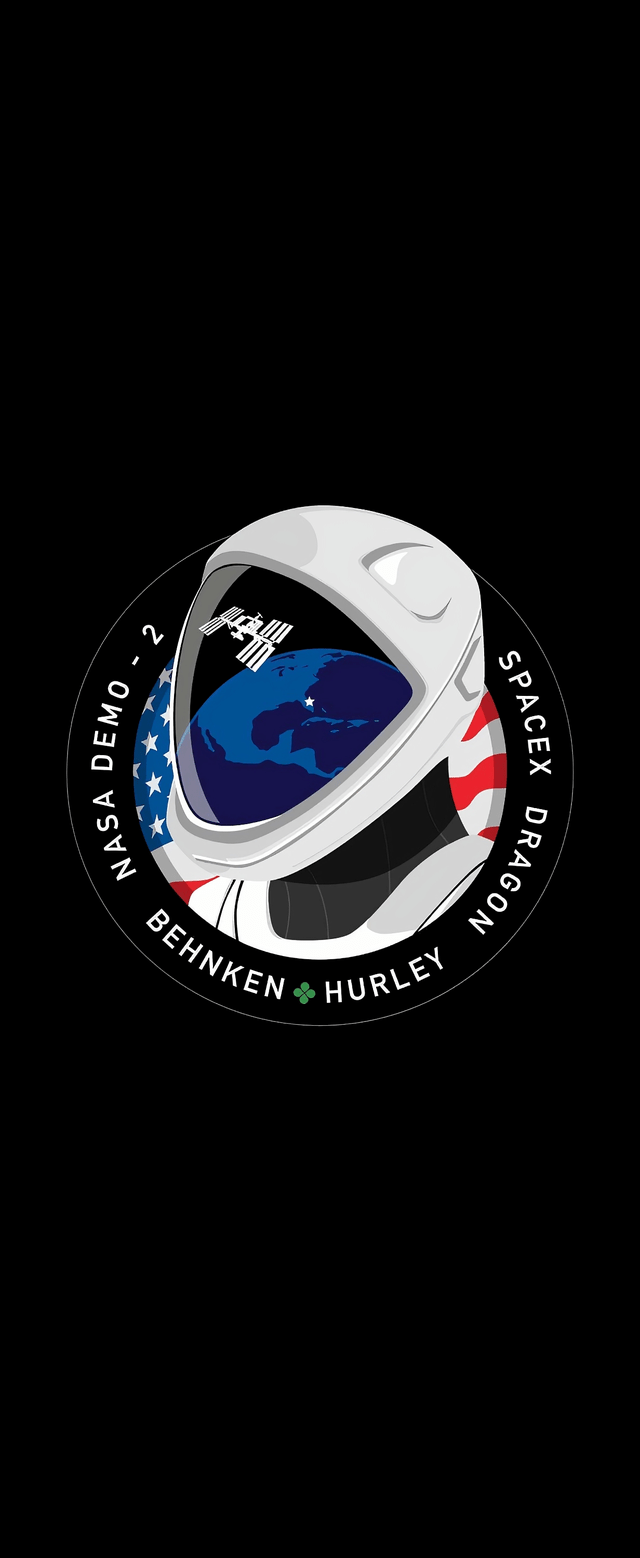 SpaceX mission patch for NASA's Commercial Crew Program. - NASA