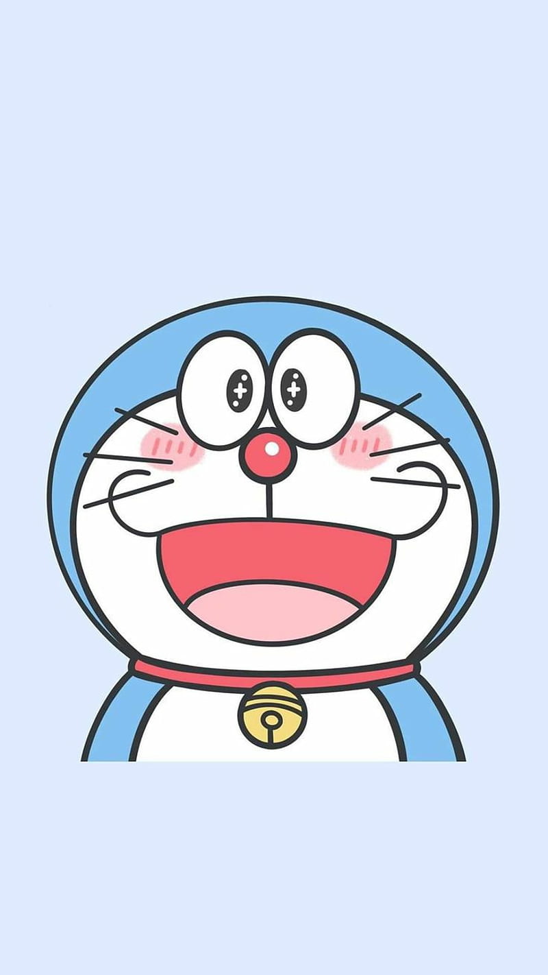 Doraemon, black, cartoon, HD phone wallpaper