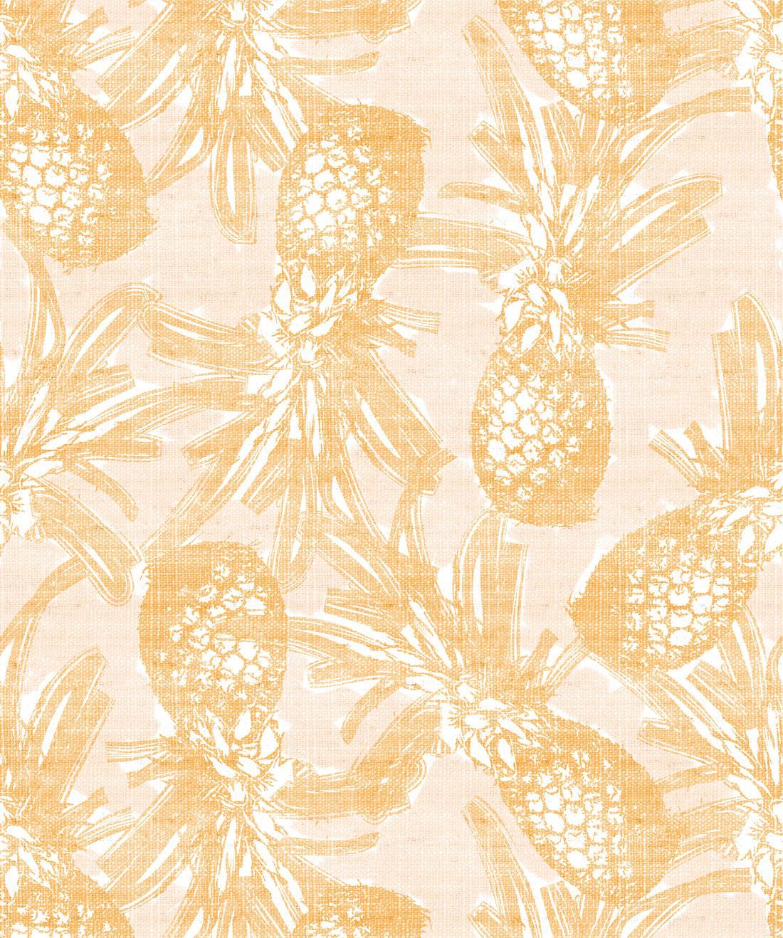 A pattern of pineapples on white background - Pineapple