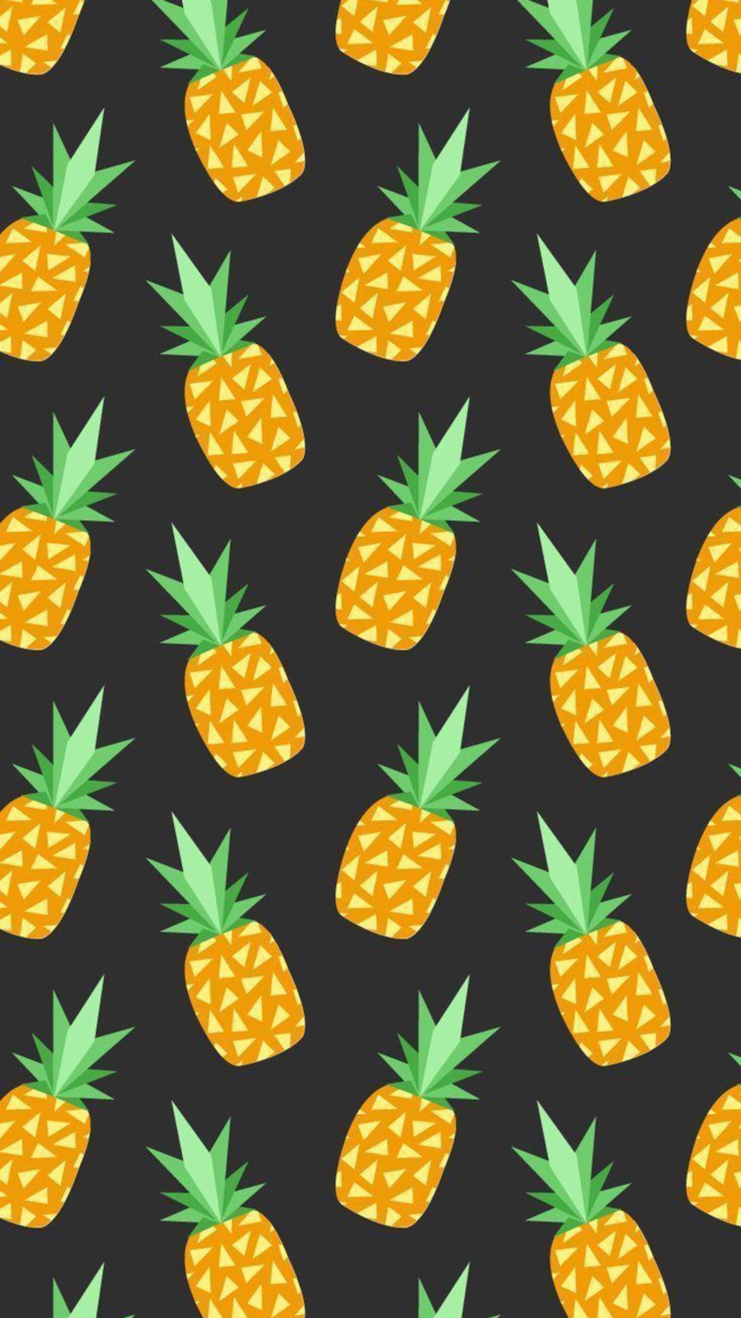 IPhone wallpaper with a pineapple pattern - Pineapple