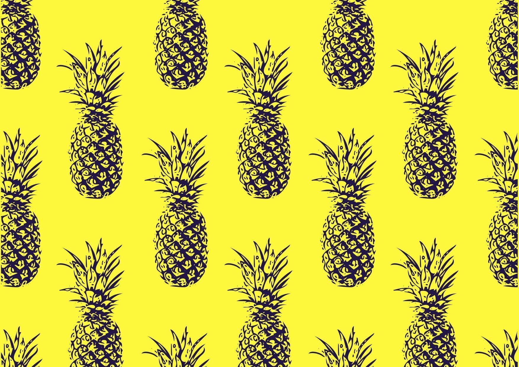 Free download Download Cute Pineapple Pattern Neon Yellow Wallpaper [1753x1240] for your Desktop, Mobile & Tablet. Explore Pineapple Yellow Wallpaper. Psych Wallpaper Pineapple, Pineapple Wallpaper Patterns, Pineapple Express Wallpaper