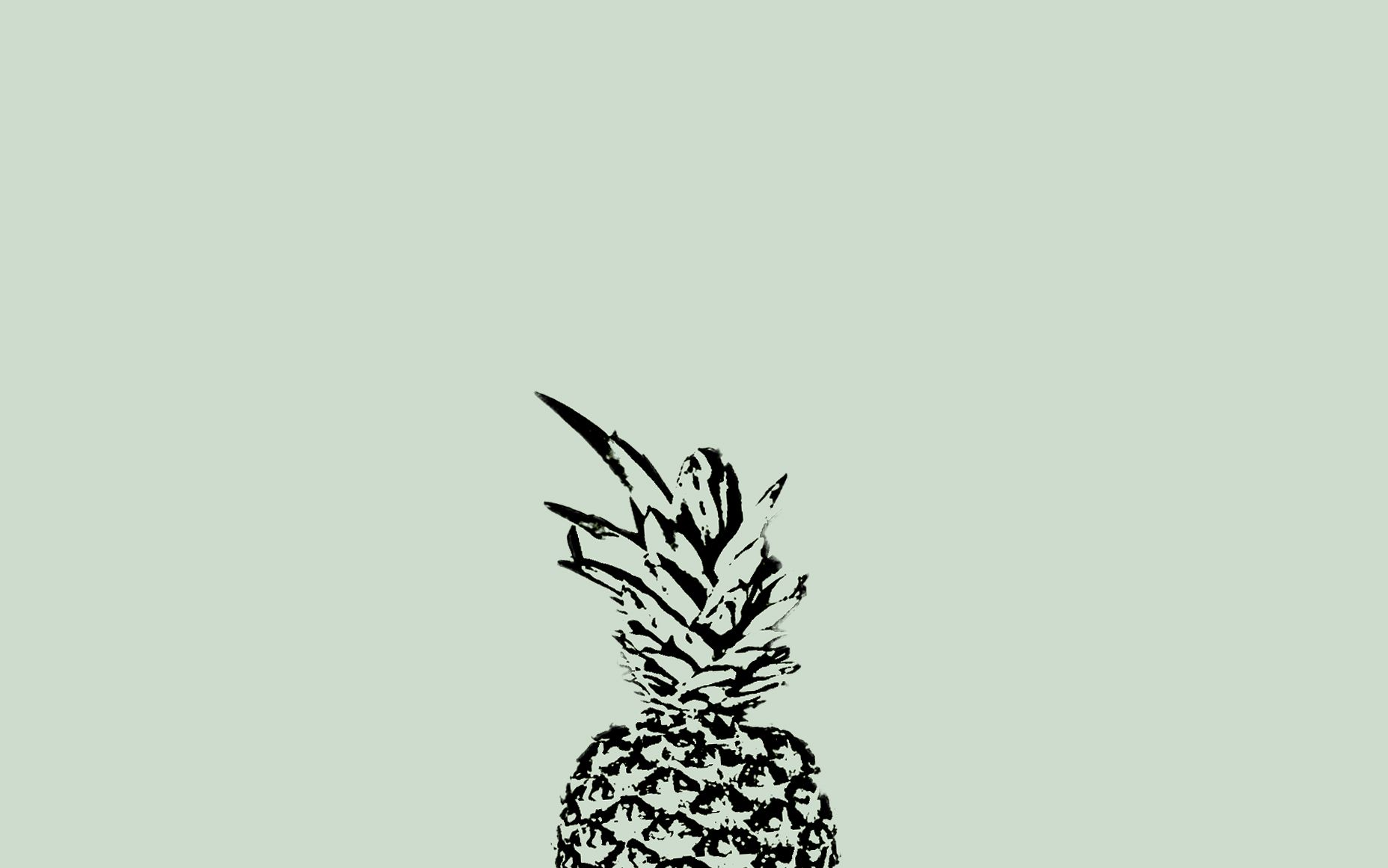 Minimalist Pineapple Wallpaper Free Minimalist Pineapple Background