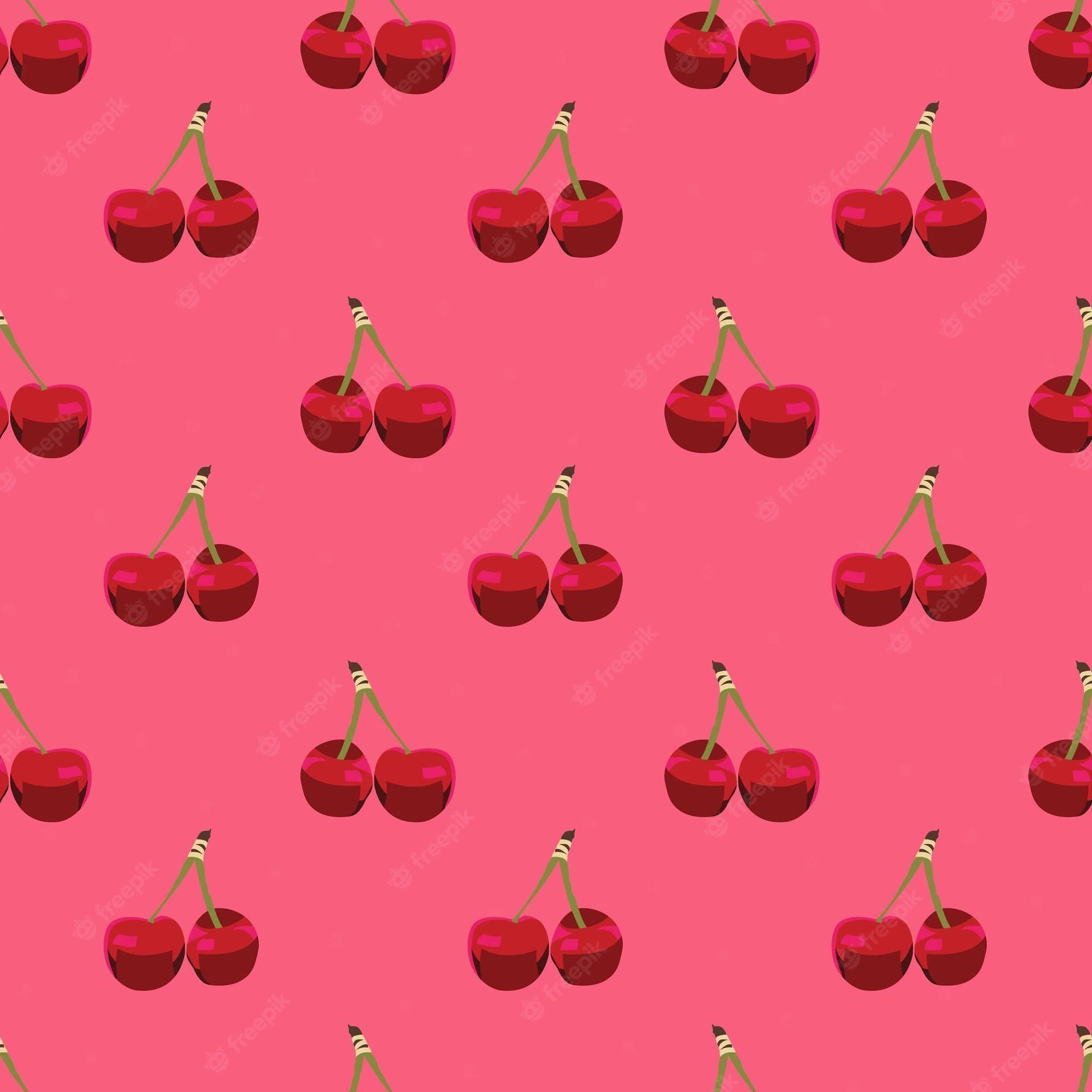 Cherry pattern seamless background - Cherry