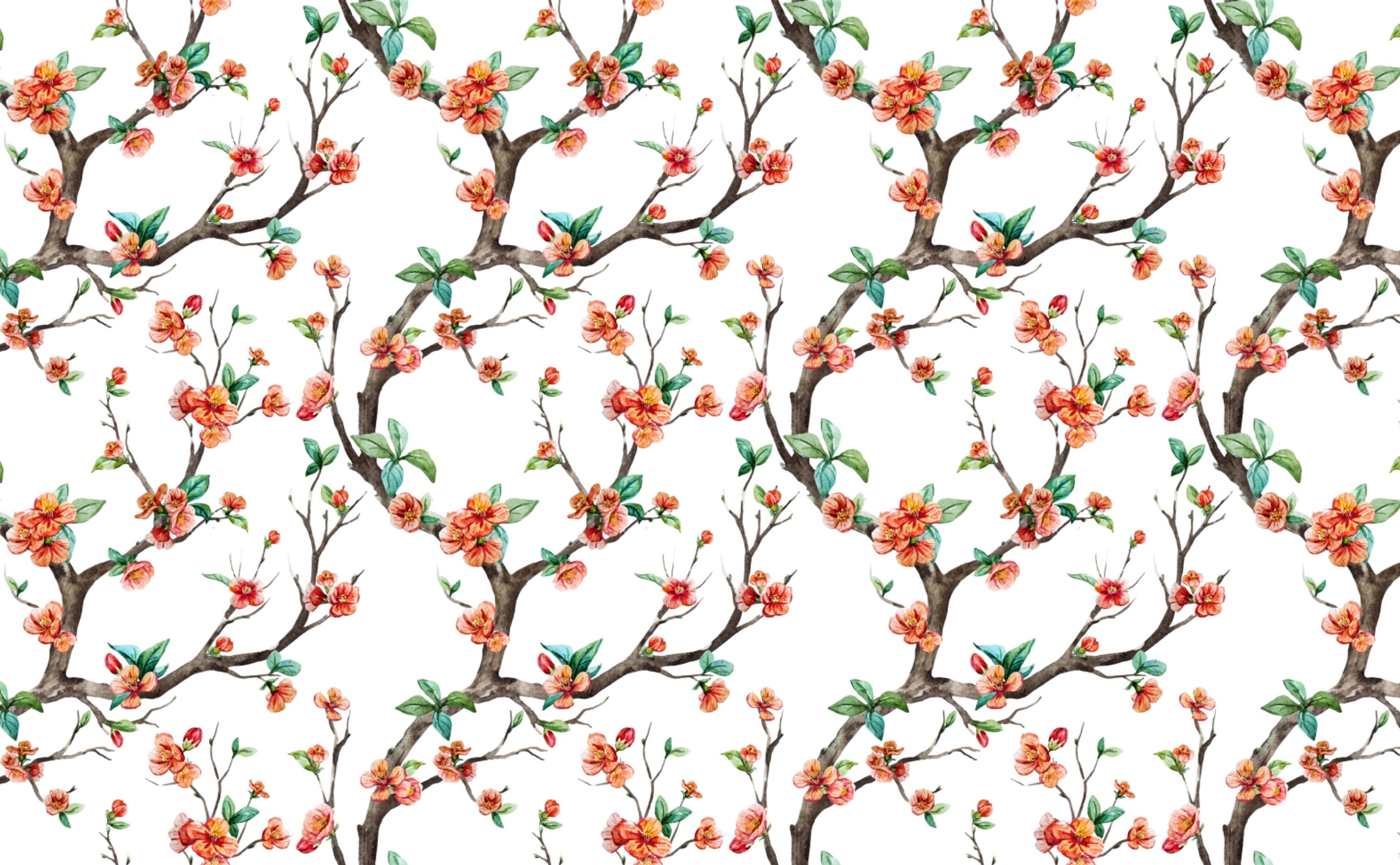 - cherry blossom fabric by kimberly_m on spoonflower - Cherry