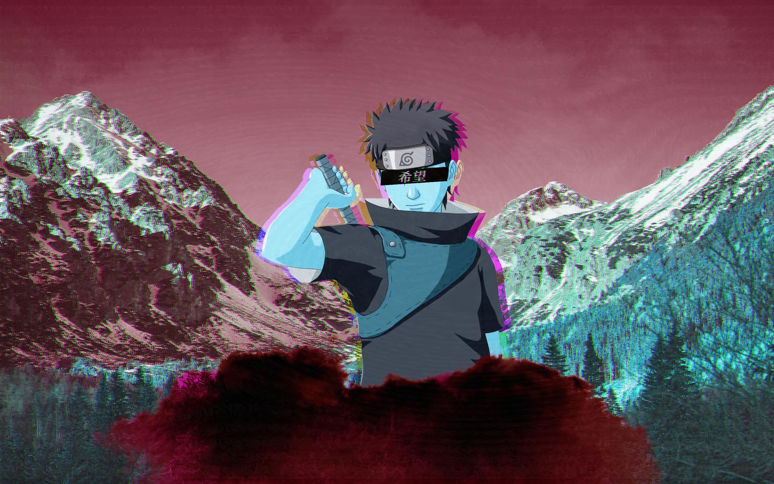 An aesthetic wallpaper of Shisui. (OC)