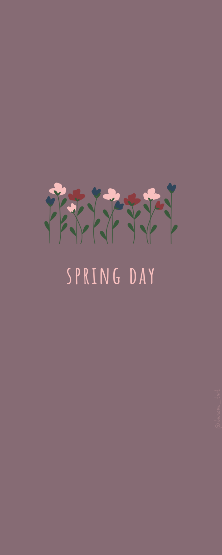 Spring day wallpaper for your phone! - Simple