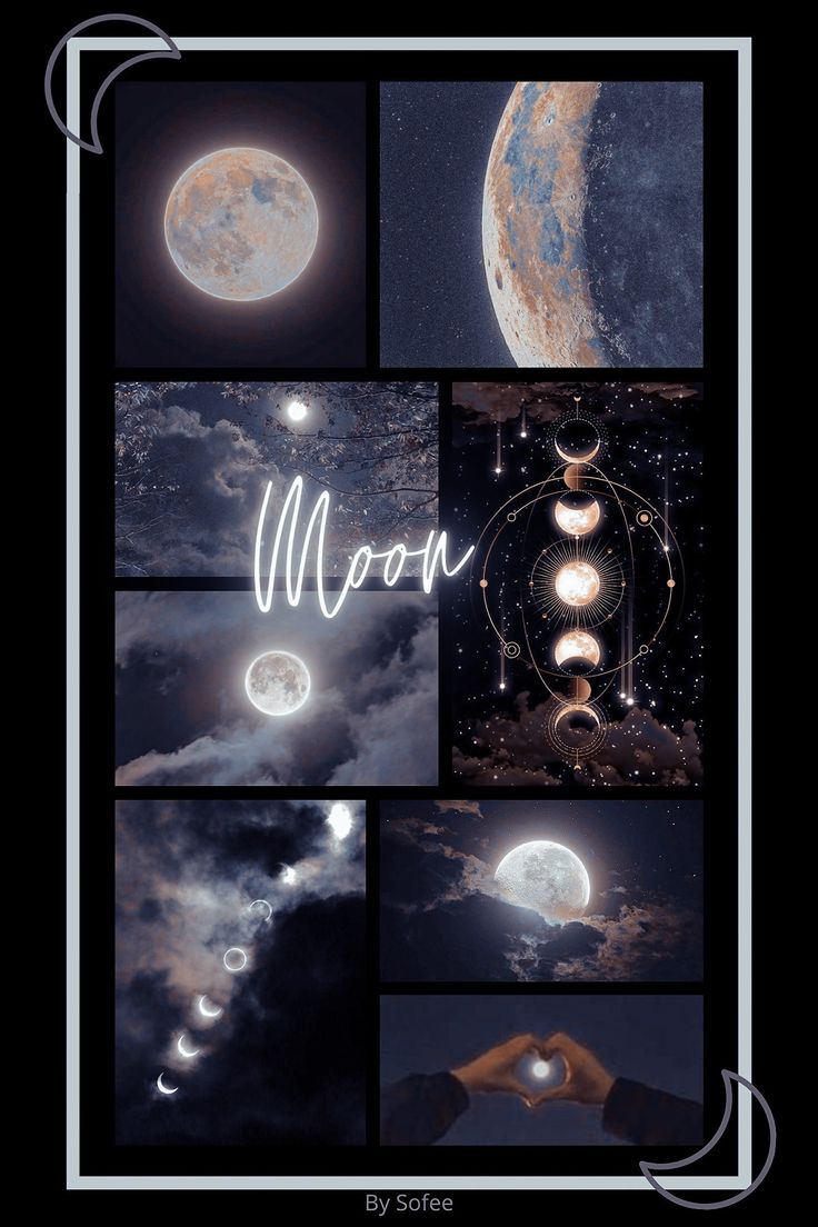 Moon wallpaper. Wallpaper, Aesthetic wallpaper, Celestial