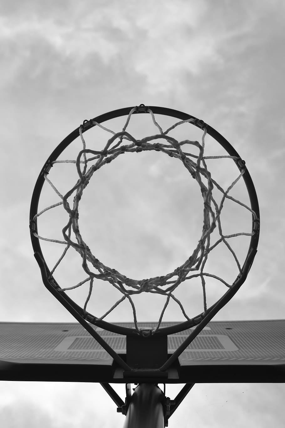 HD wallpaper: bottom shot photo of basketball hoop, sport, net, urban, basketball