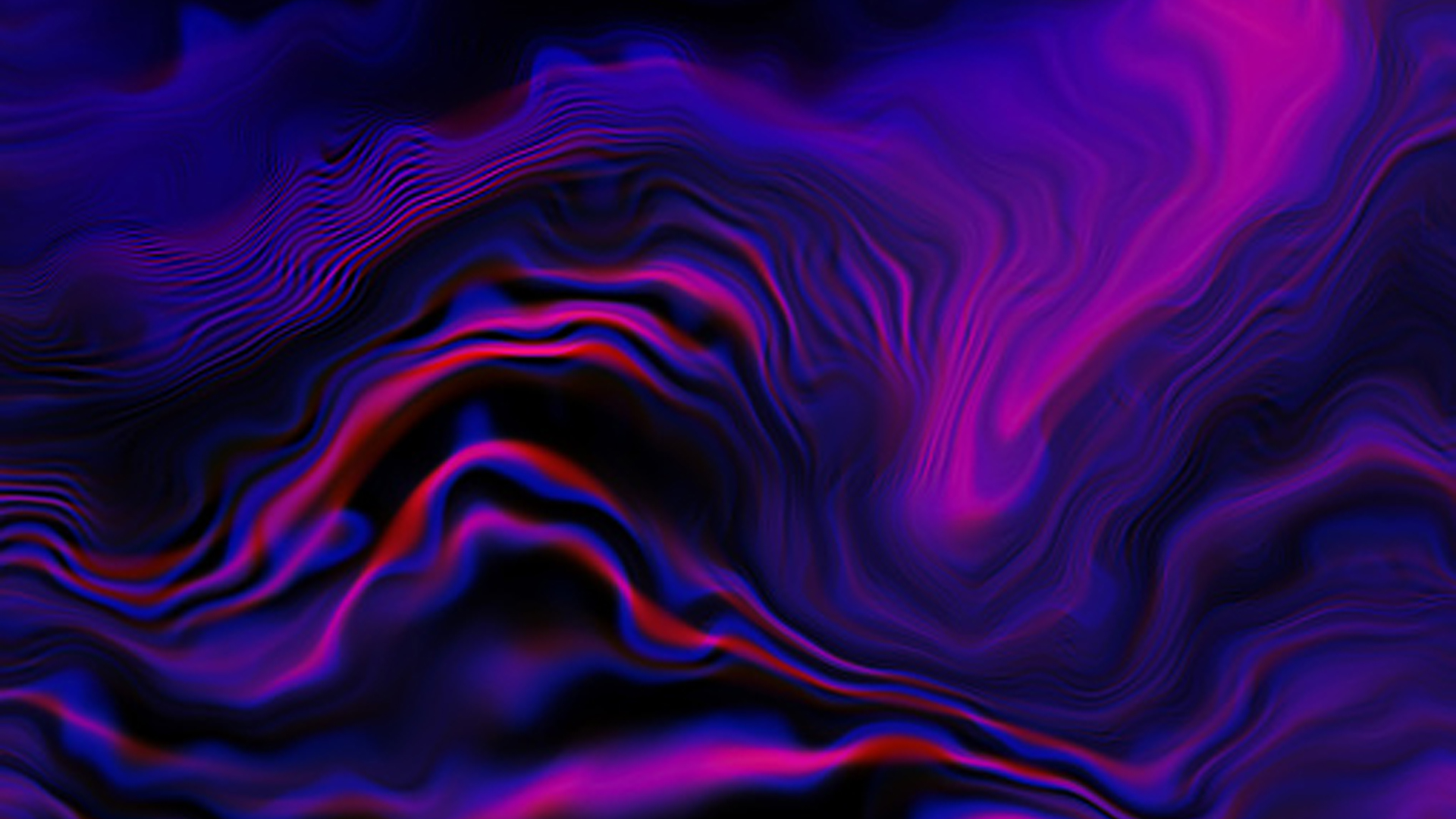 A purple and blue abstract artwork - Neon pink