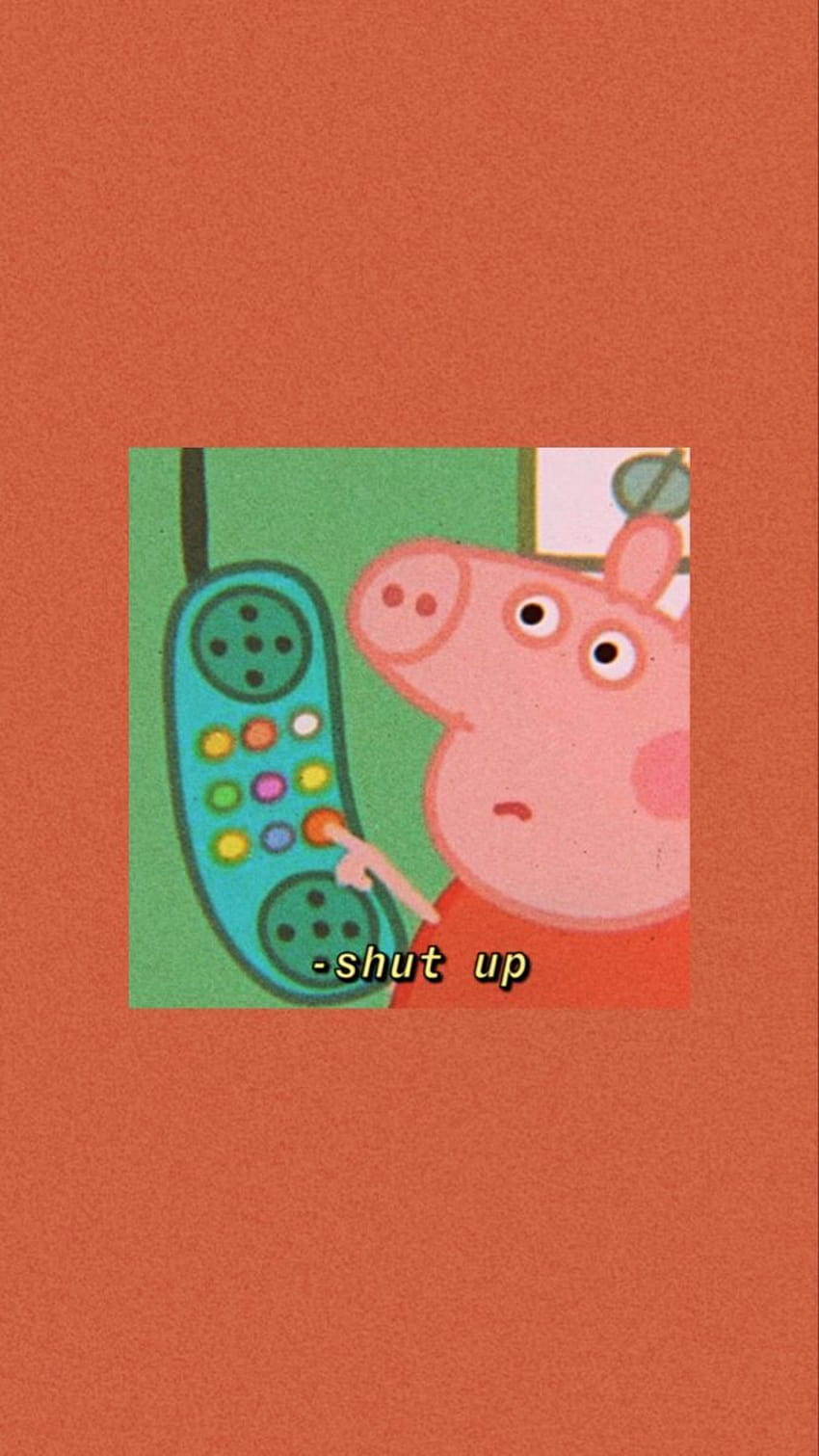 Funny peppa pig HD phone wallpaper