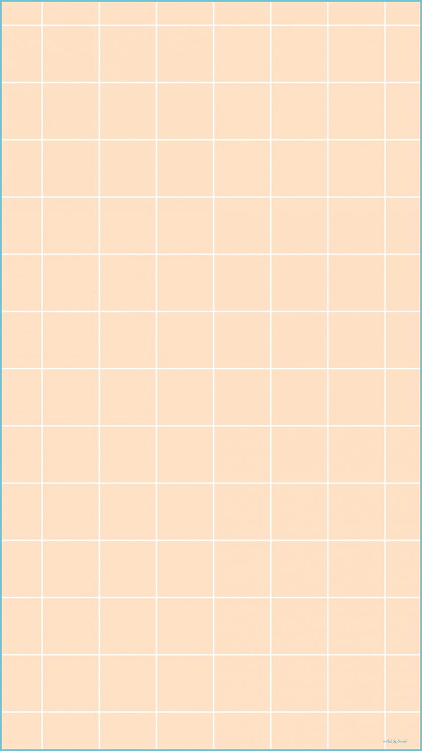 Gridlines on a peach colored background - Grid