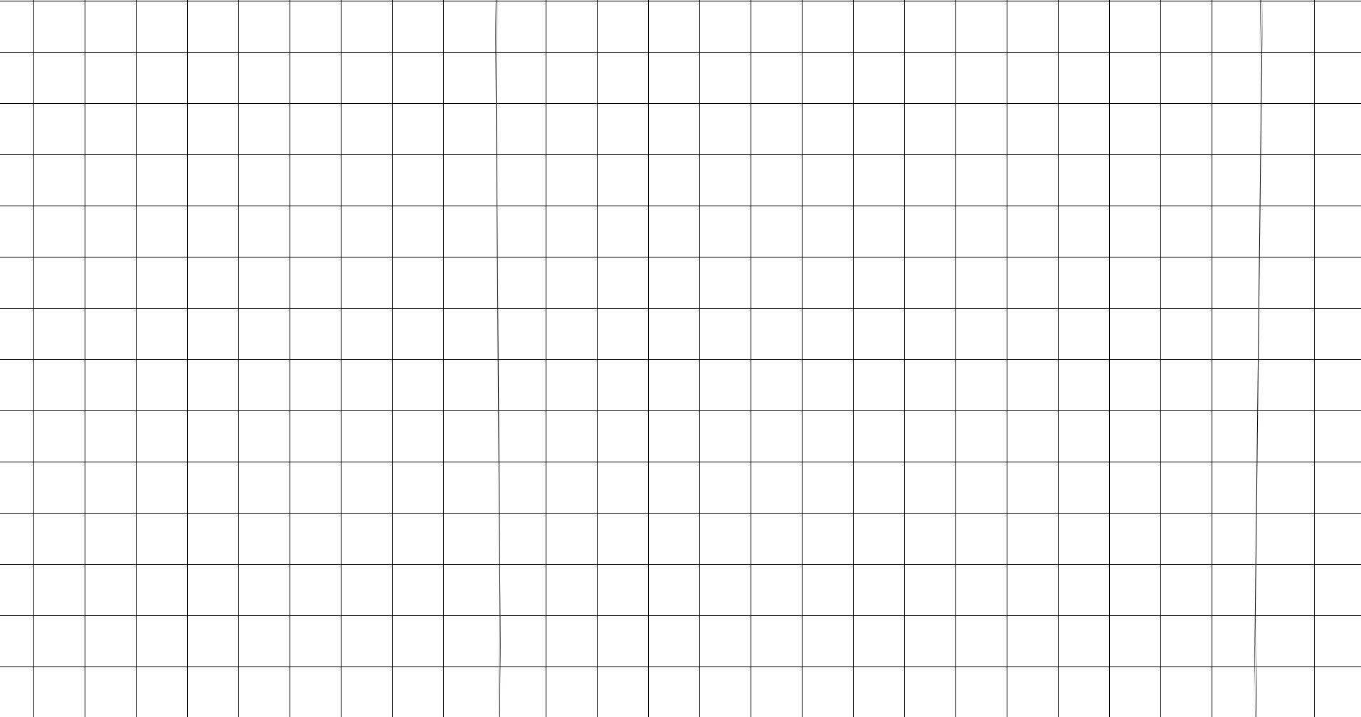 A blank piece of graph paper - Grid