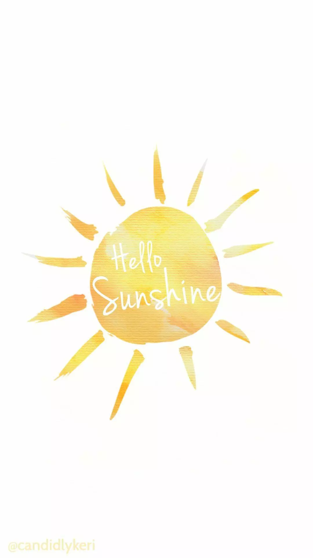 Hello sunshine wallpaper for your phone or desktop background. - Sun