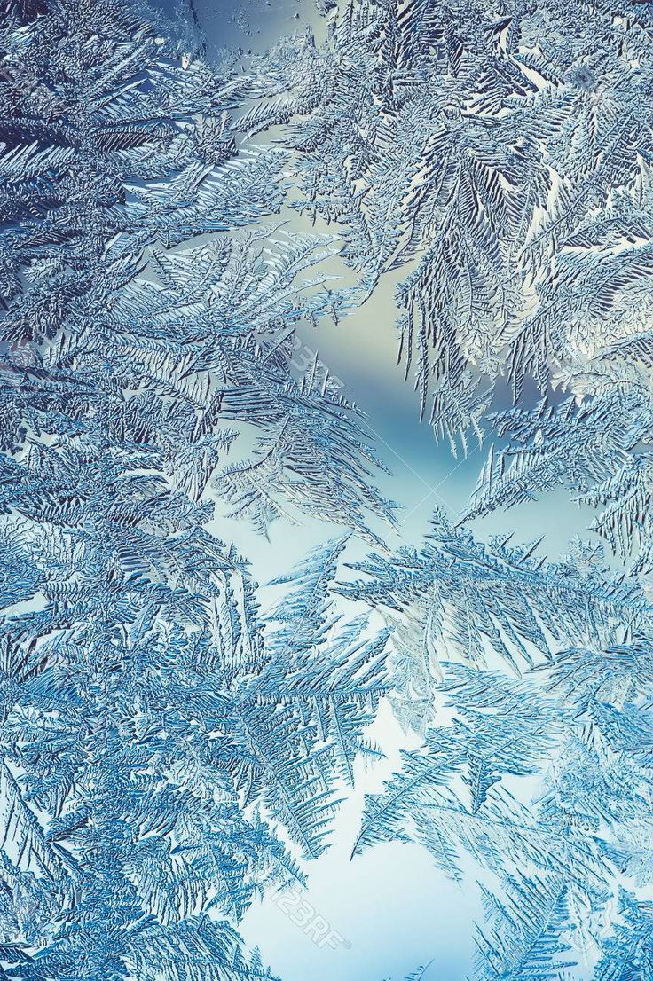 Beautiful Closeup Winter Window Pane Coated Shiny Icy Frost Patterns. Winter window, Winter wallpaper, Ice aesthetic