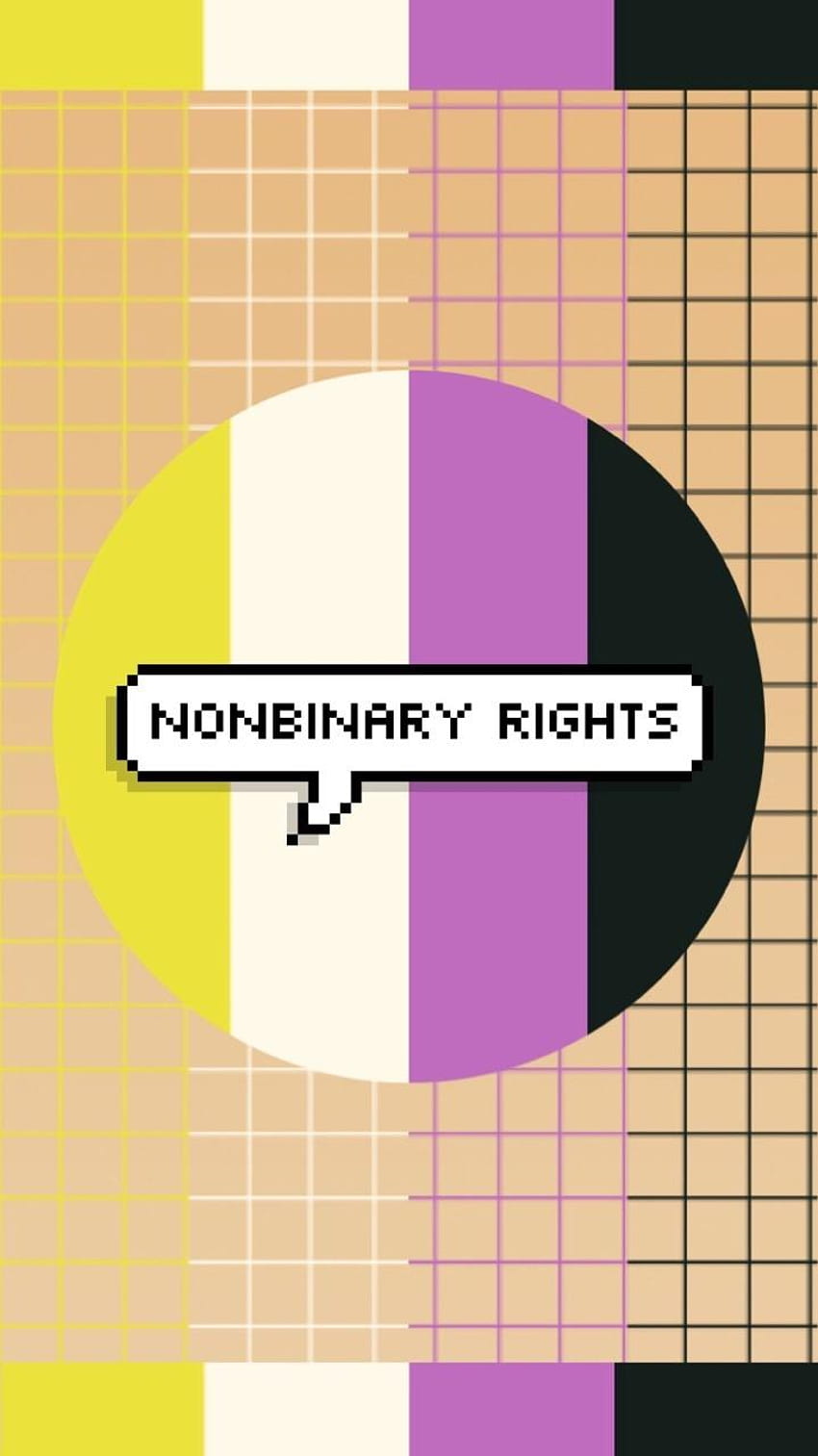 Non Binary Pride Phone HD phone wallpaper