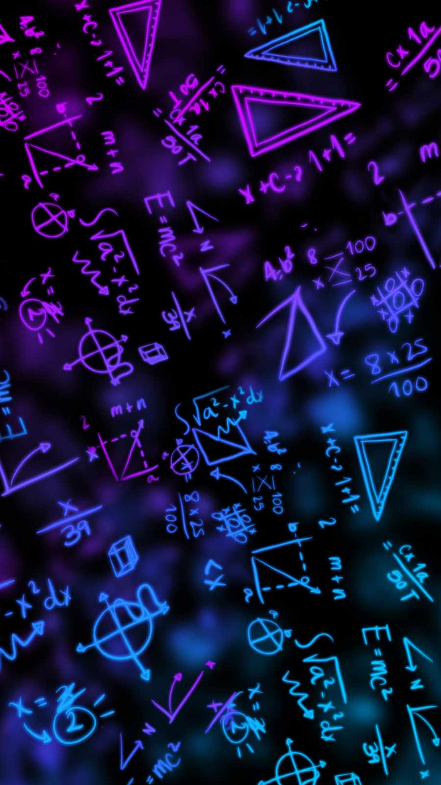 A close up of some math symbols - Math