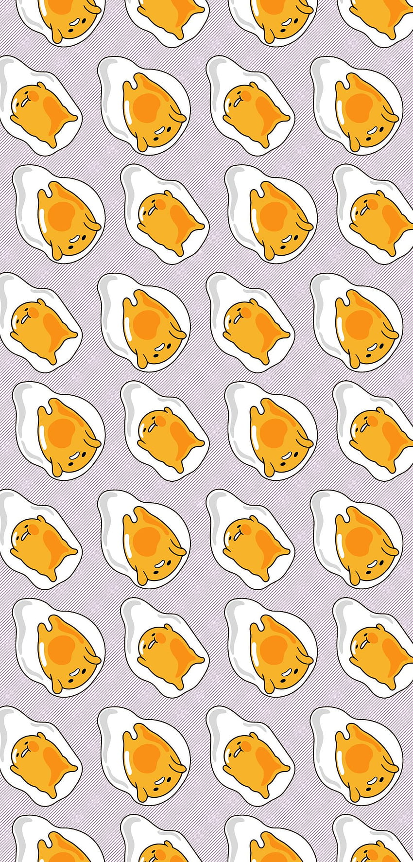 A pattern of eggs with little fish on them - Egg